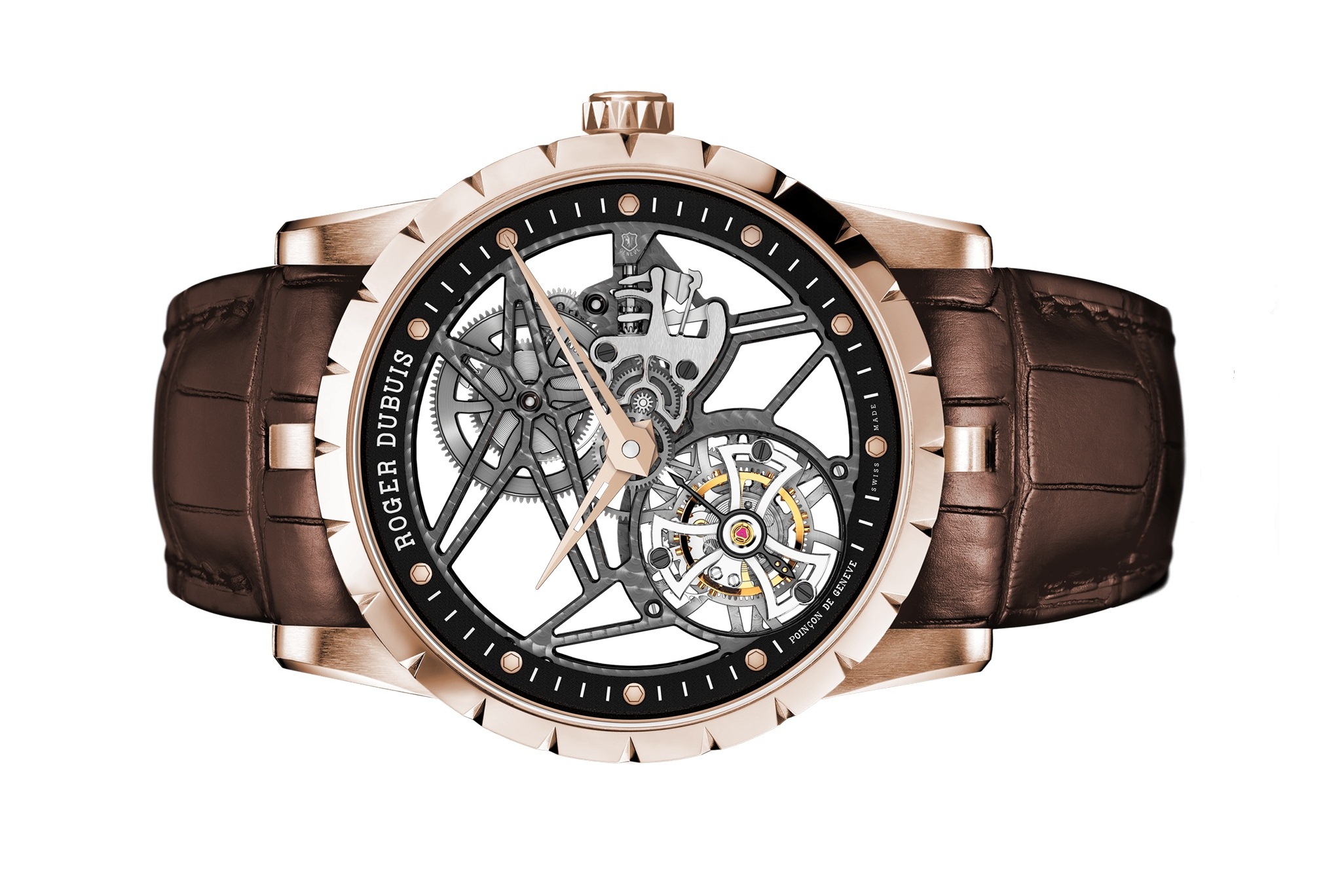 Đồng Hồ Roger Dubuis Excalibur Skeleton Flying Tourbillon RDDBEX0392