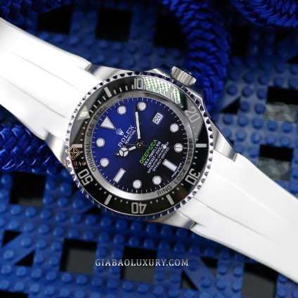Dây Rubber B Flared Tang Series cho Rolex Sea-Dweller DEEPSEA 126660