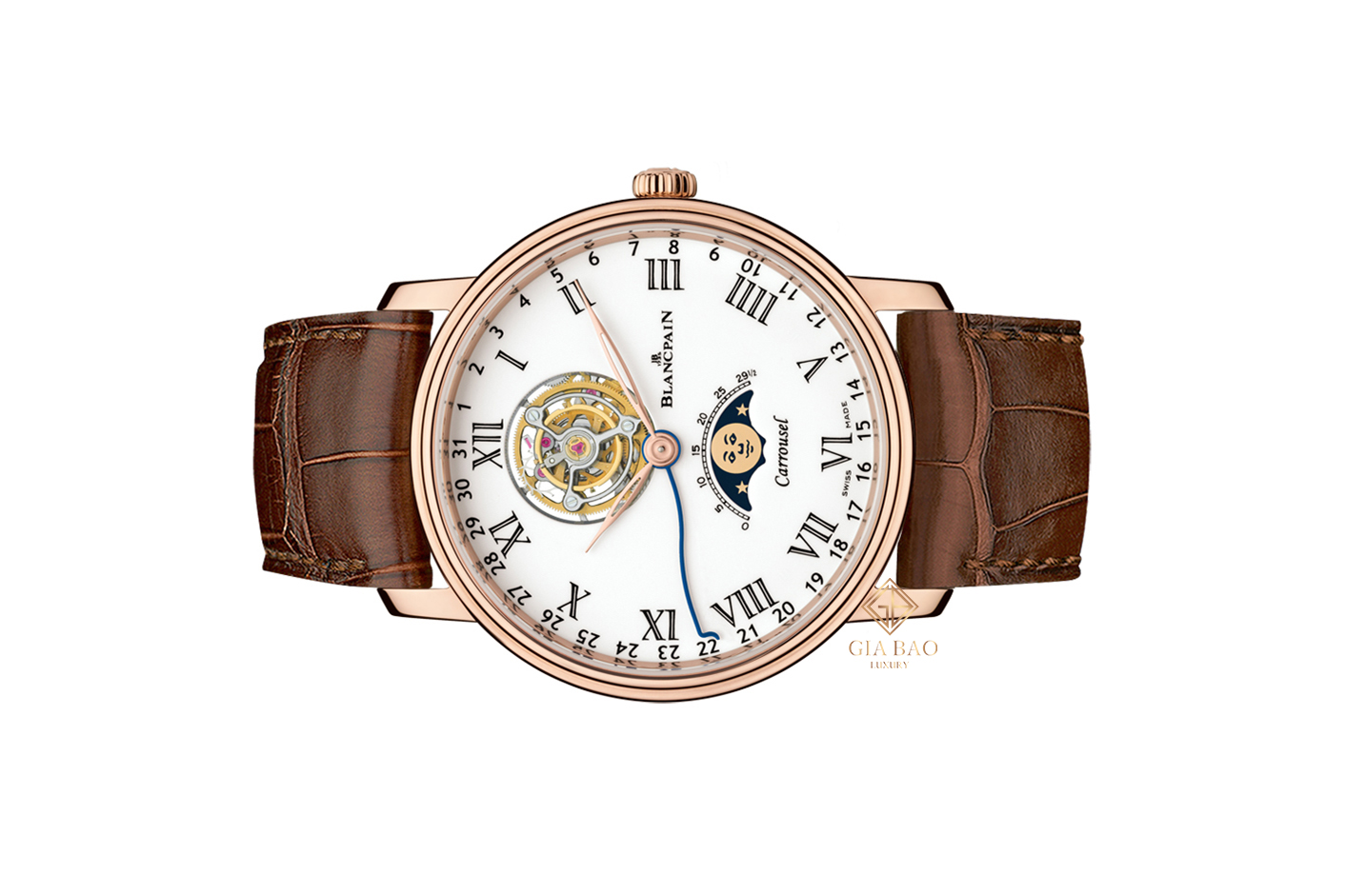 Đồng Hồ Blancpain Villeret Carrousel Moonphase 6622L-3631-55B
