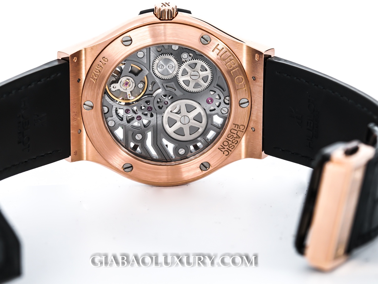 Đồng Hồ Hublot Classic Fusion Ultra-Thin Skeleton King Gold 42mm 545.OX.0180.LR 