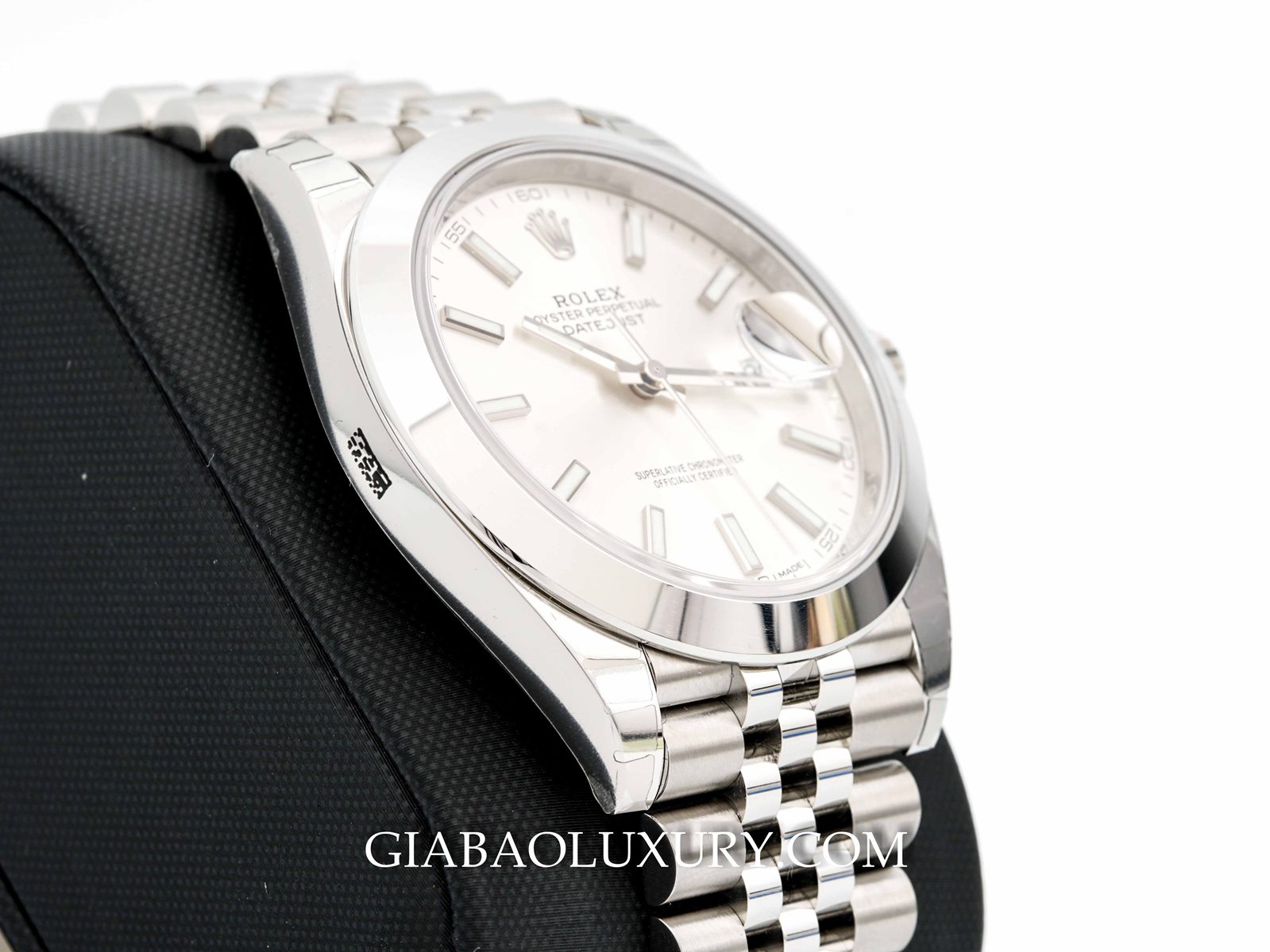 Đồng Hồ Rolex Datejust 41 126300 Mặt Số Trắng Cọc Số Dạ Quang