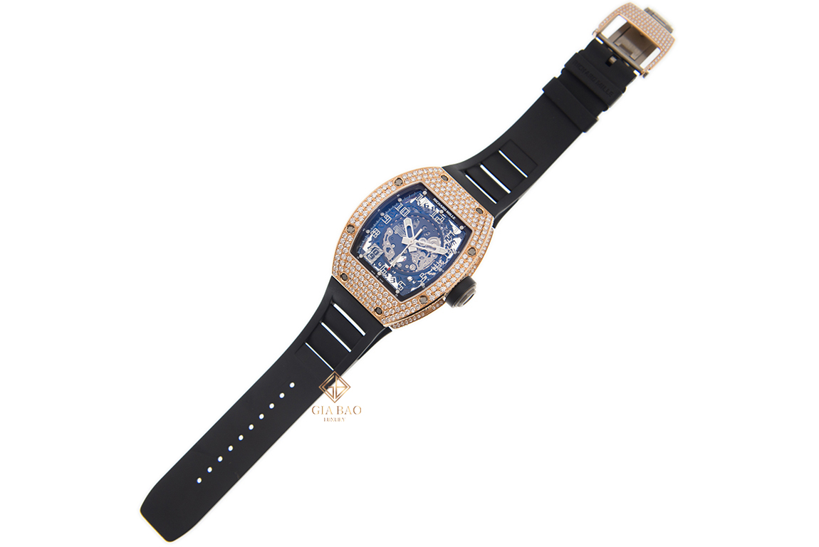Đồng Hồ Richard Mille RM 010 Vàng Hồng Đính Kim Cương Đồng Hồ Richard Mille RM010 Vàng Hồng Đính Kim Cương