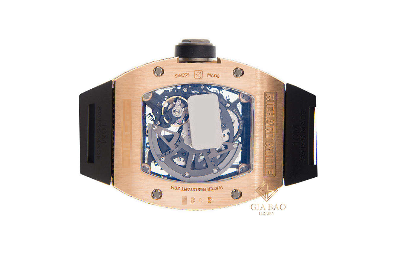 Đồng Hồ Richard Mille RM 010 Vàng Hồng Đính Kim Cương Đồng Hồ Richard Mille RM010 Vàng Hồng Đính Kim Cương