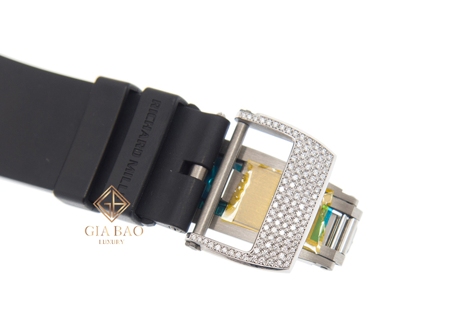 Đồng Hồ Richard Mille RM010 Vàng Trắng Đính Kim Cương Đồng Hồ Richard Mille RM010 Vàng Trắng Đính Kim Cương