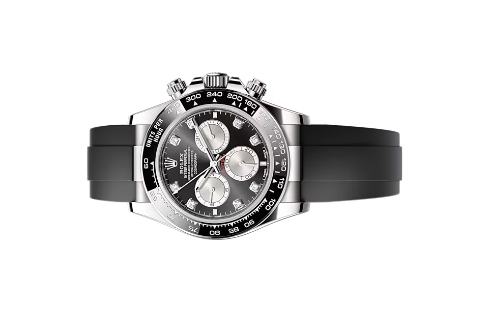 Đồng Hồ Rolex Cosmograph Daytona 126519LN Mặt Số Đen Cọc Số Kim Cương