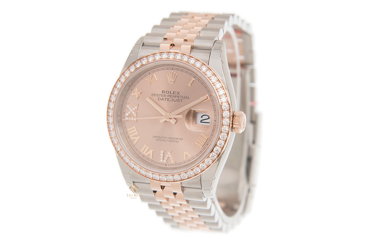 Đồng Hồ Rolex Datejust 36 126281RBR Mặt Số Hồng Cọc Số La Mã Đồng Hồ Rolex Datejust 36 126281RBR Mặt Số Hồng Cọc Số La Mã