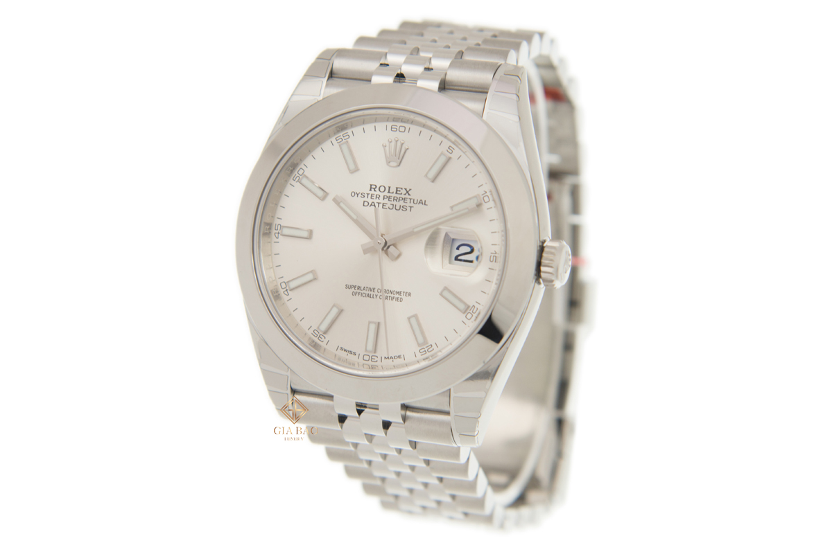 Đồng Hồ Rolex Datejust 41 126300 Mặt Số Bạc Đồng Hồ Rolex Datejust 41 126300 Mặt Số Bạc