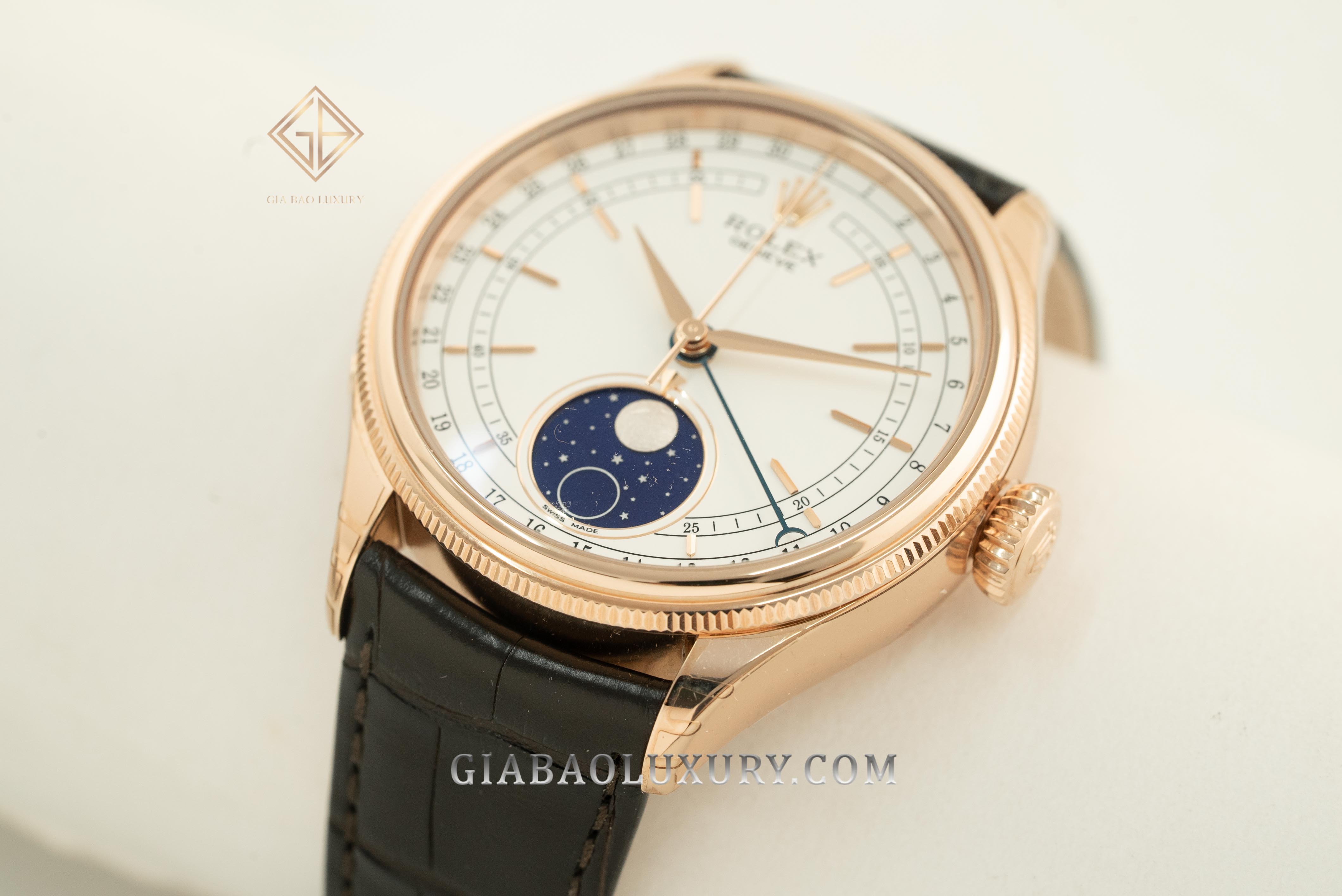 Đồng Hồ Rolex Cellini Moonphase 50535