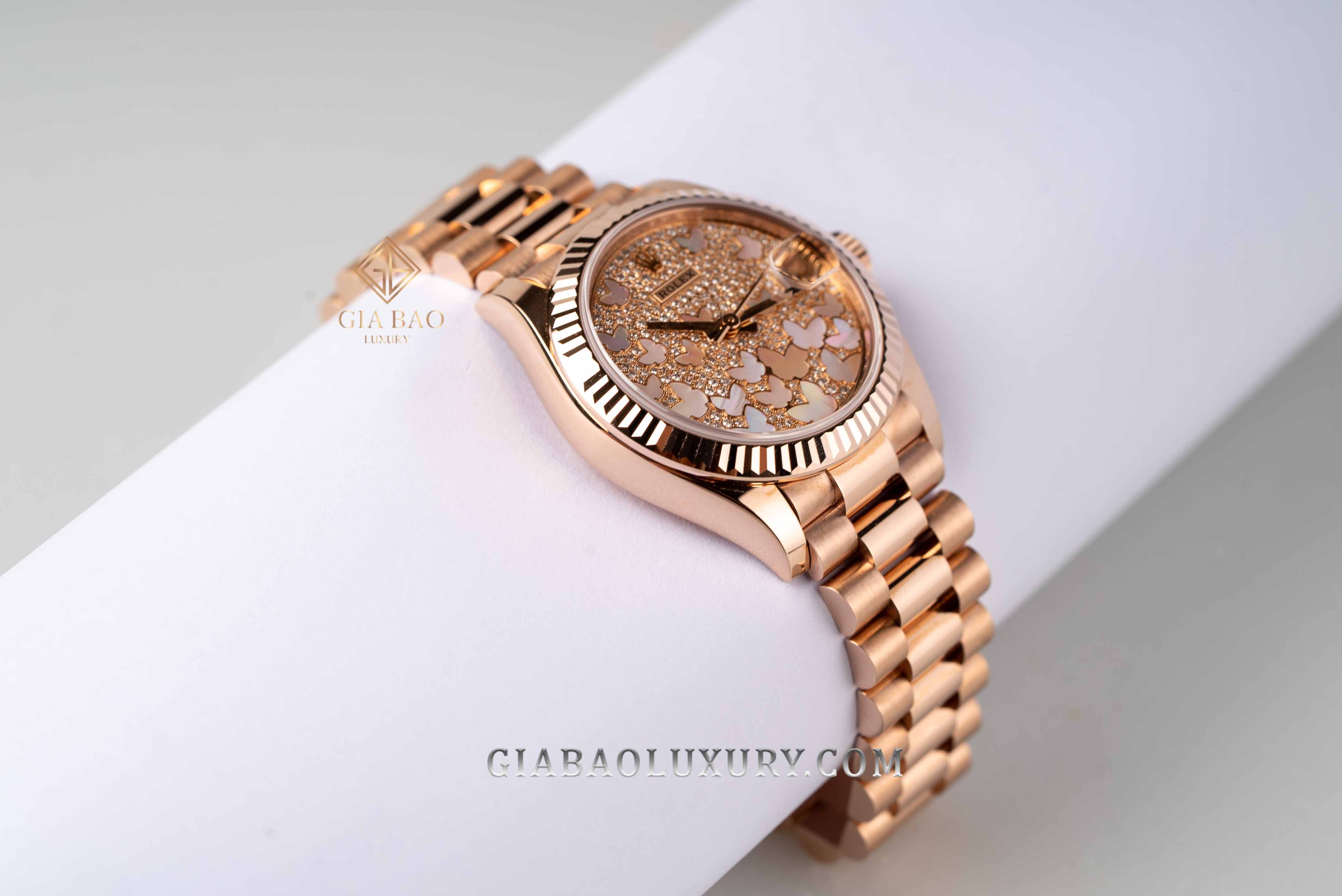 Đồng Hồ Rolex Datejust 31 278275 Mặt Số Vỏ Trai Họa Tiết Butterfly Đồng Hồ Rolex Datejust 31 278275 Mặt Số Vỏ Trai Họa Tiết Butterfly