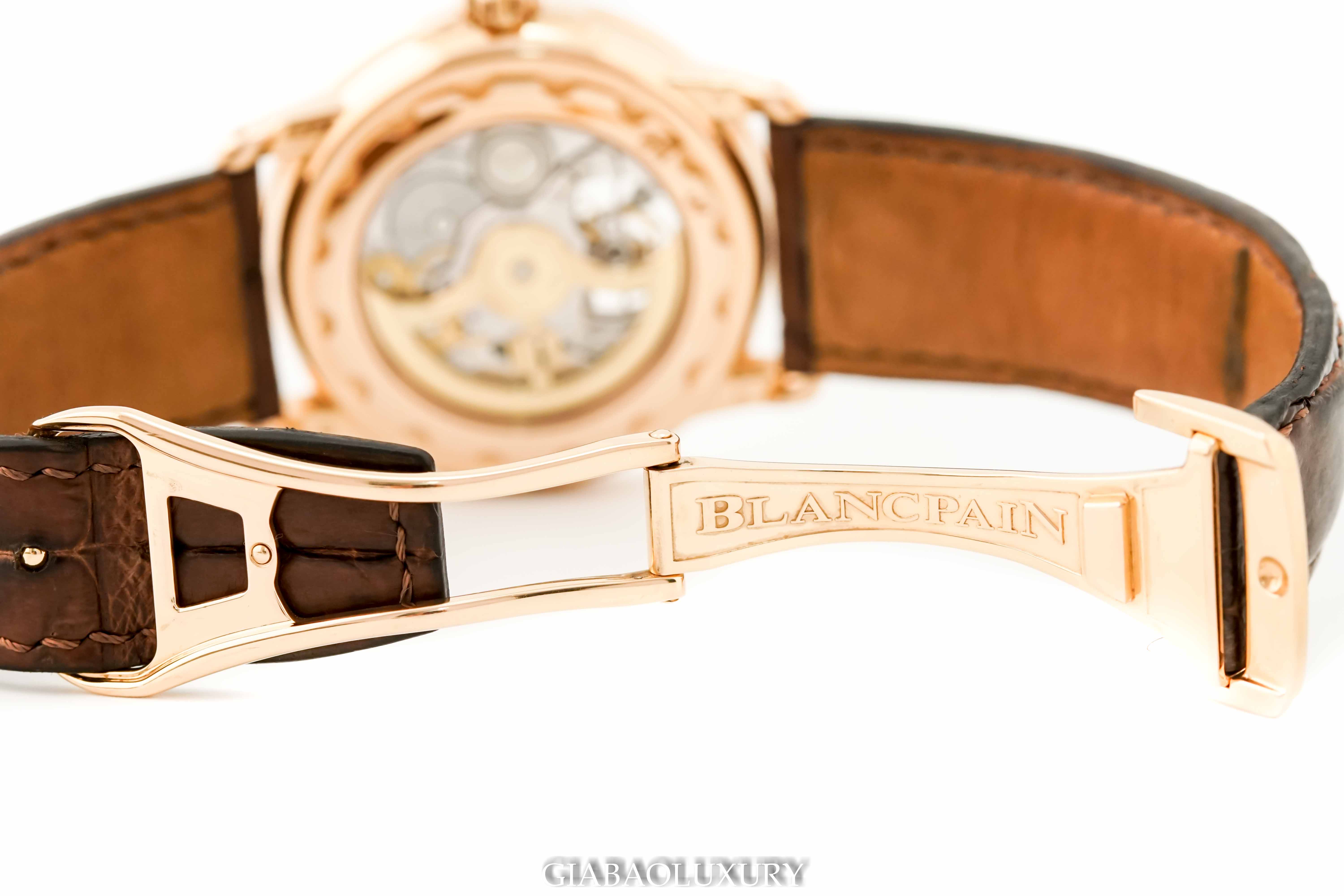 Đồng Hồ Blancpain Léman Tourbillon Date Power Reserve Đồng Hồ Blancpain Leman Tourbillon 8 Day Power Reserve 2125-1418-53