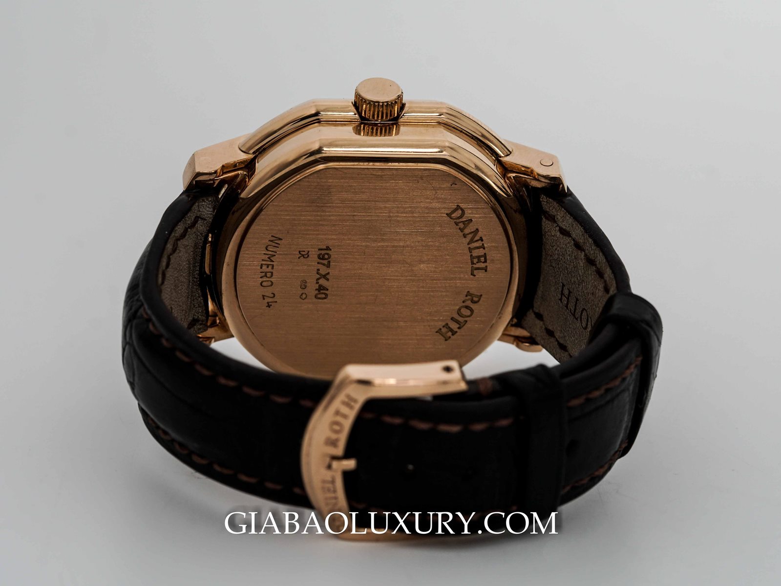 ĐỒNG HỒ DANIEL ROTH TOURBILLON 8 DAYS ROSE GOLD 18K Đồng Hồ Daniel Roth Tourbillon 8 Days 197.X.40