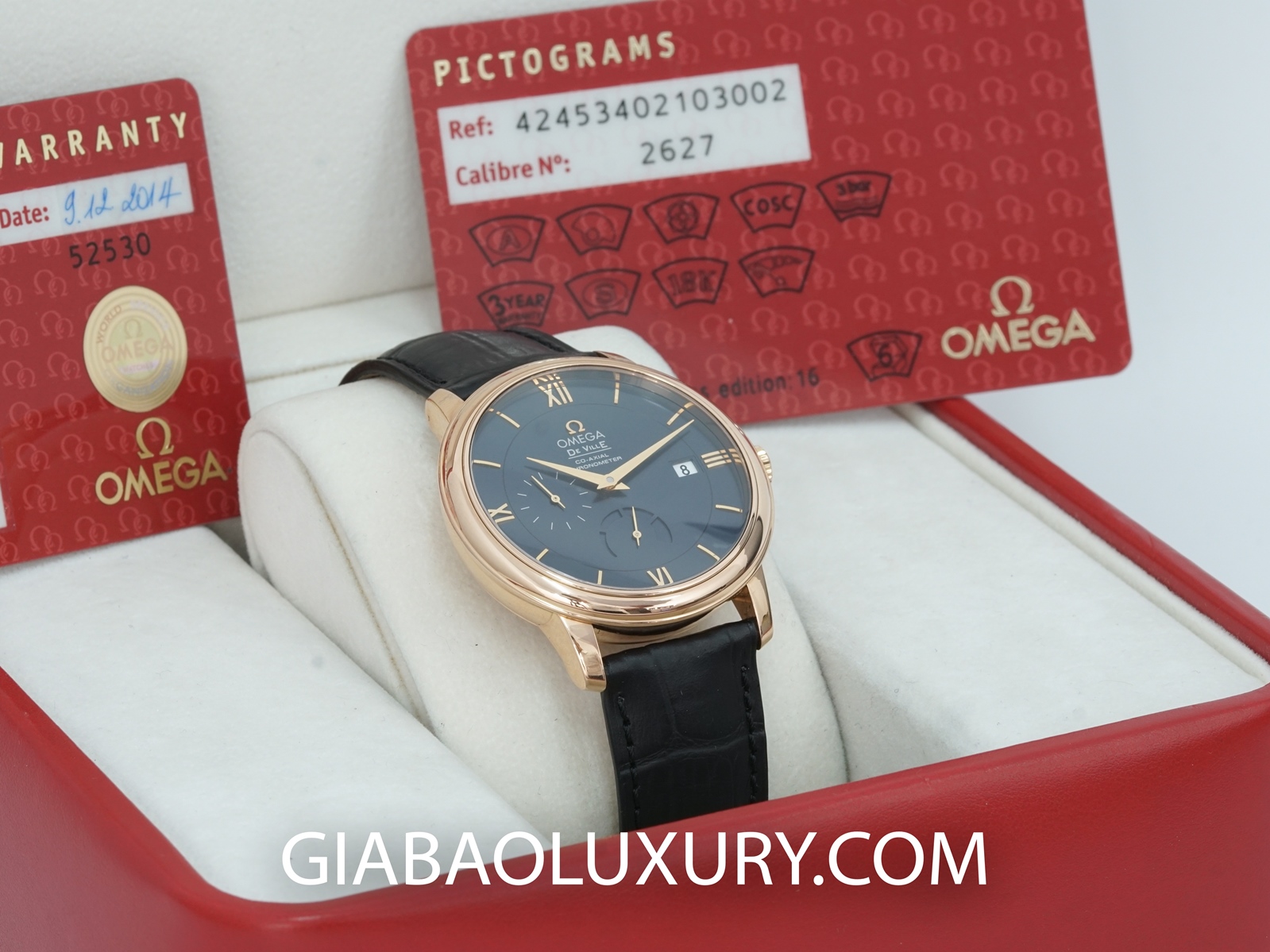 Đồng Hồ Omega De Ville Prestige Co-Axial Power Reserve 39.5mm 424.53.40.21.03.002