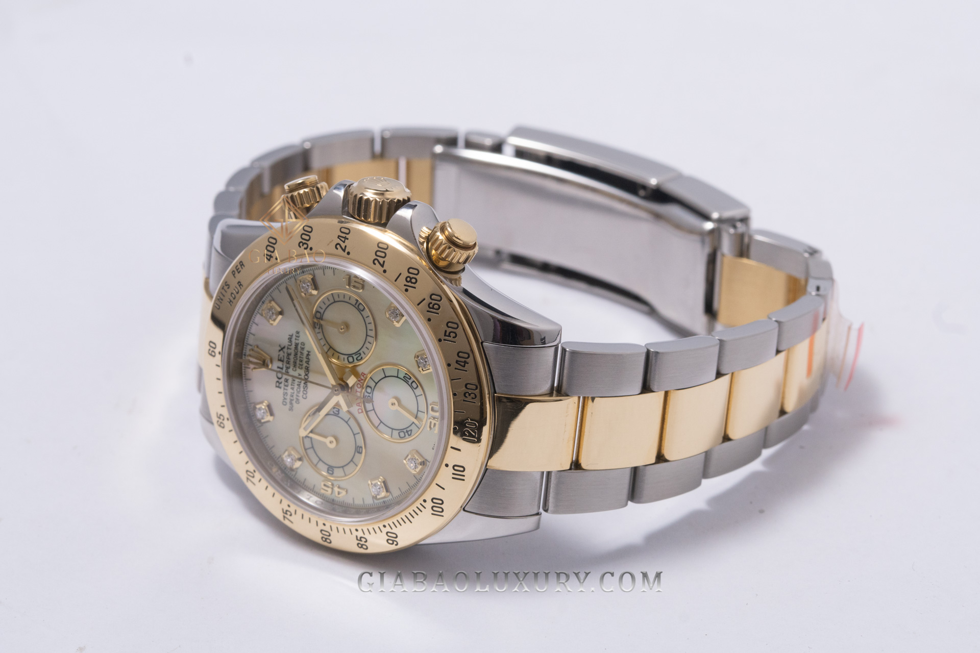 Đồng Hồ Rolex Cosmograph Daytona 116523 Mặt Ốc Vàng