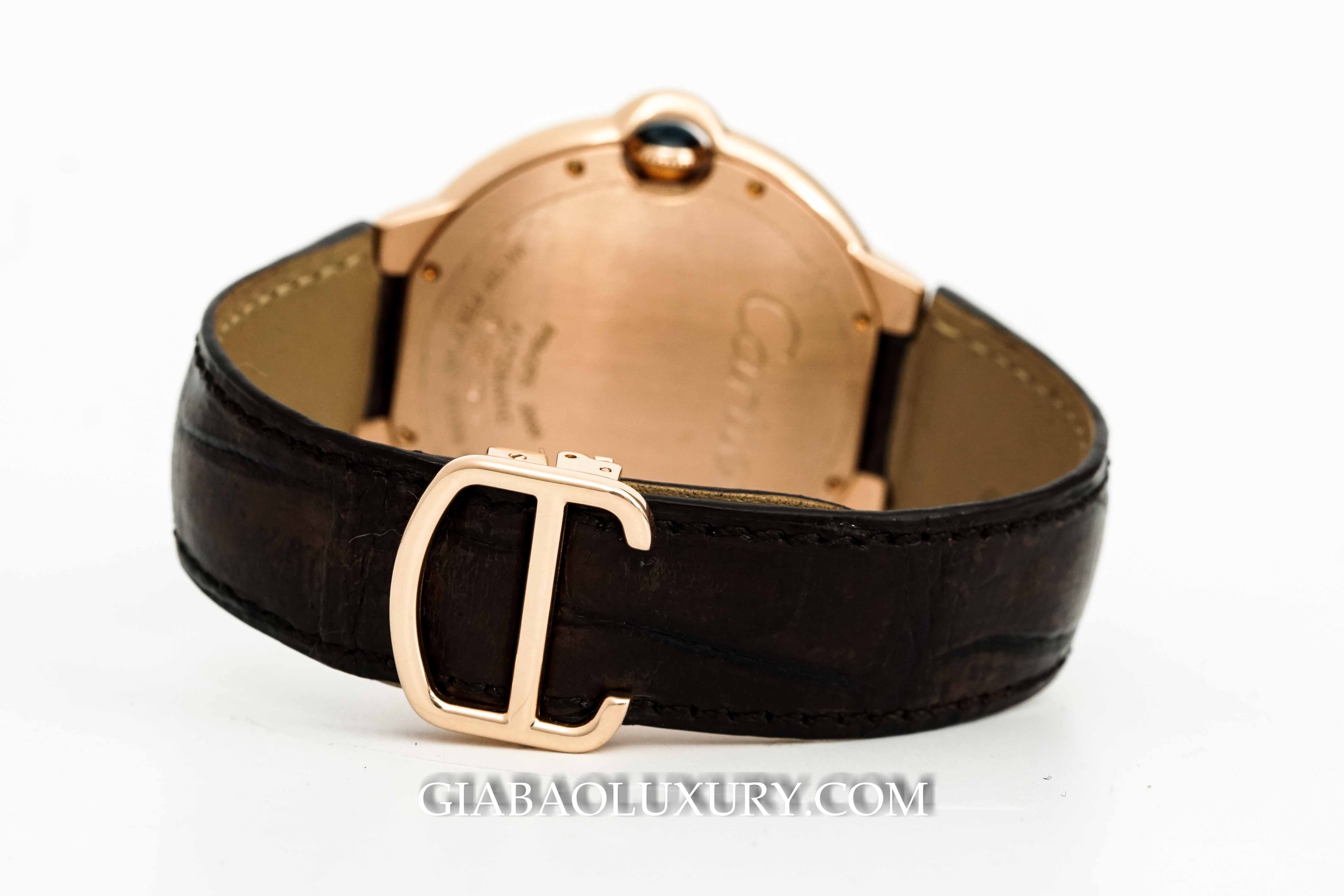 Đồng Hồ Cartier Ballon Bleu Panther Rose Gold With Diamonds Đồng Hồ Cartier Ballon Bleu Panther Rose Gold With Diamonds