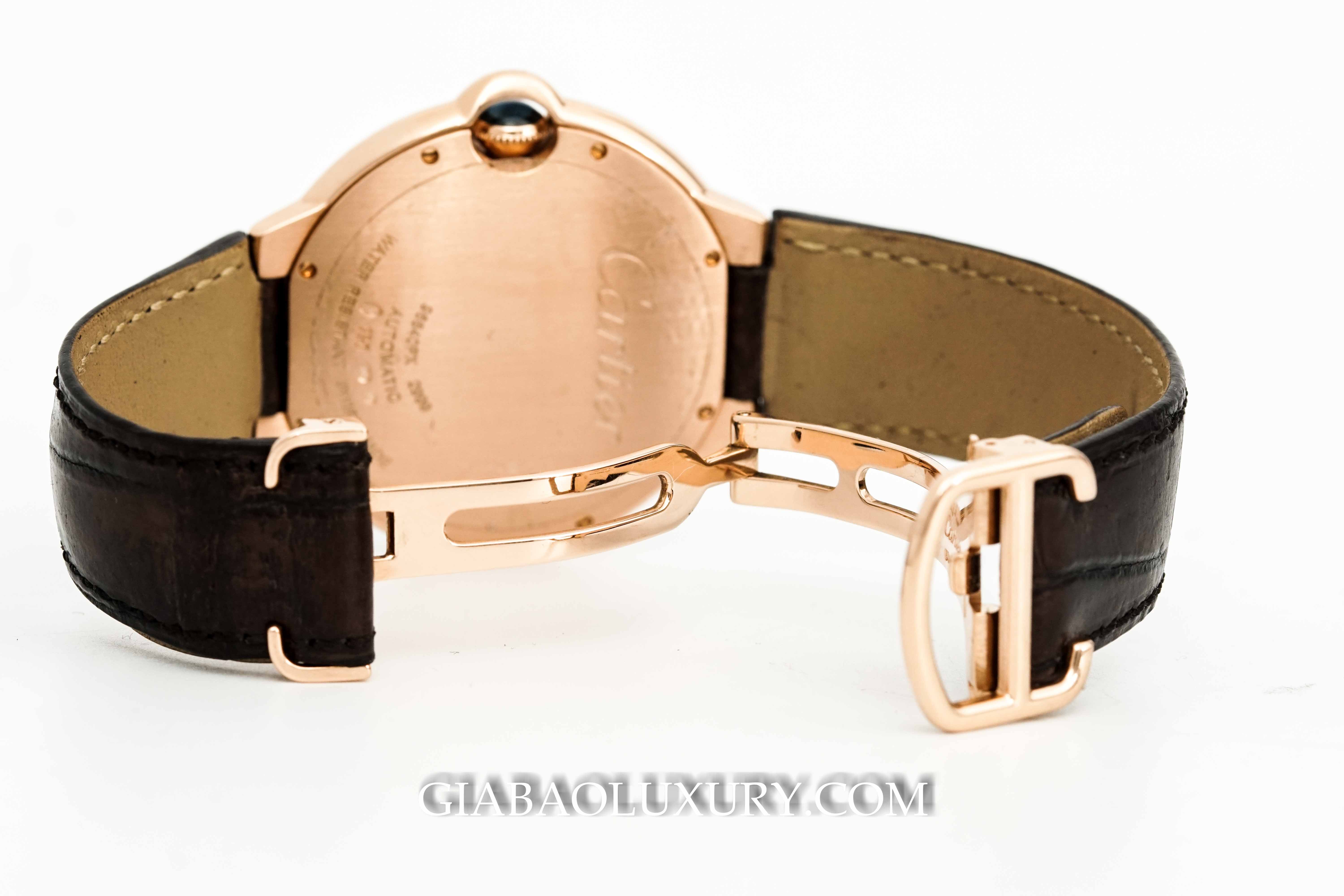 Đồng Hồ Cartier Ballon Bleu Panther Rose Gold With Diamonds Đồng Hồ Cartier Ballon Bleu Panther Rose Gold With Diamonds