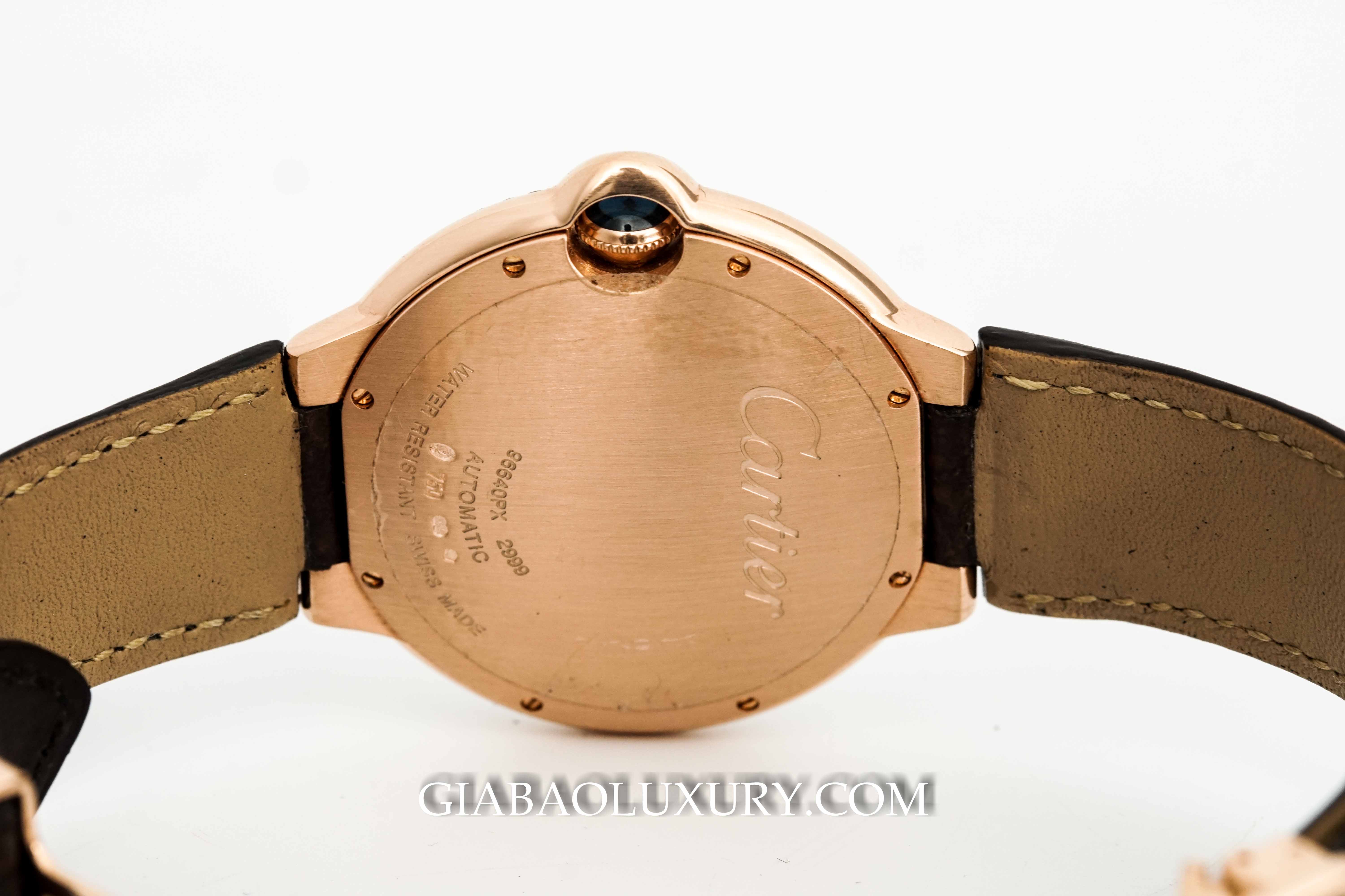 Đồng Hồ Cartier Ballon Bleu Panther Rose Gold With Diamonds Đồng Hồ Cartier Ballon Bleu Panther Rose Gold With Diamonds