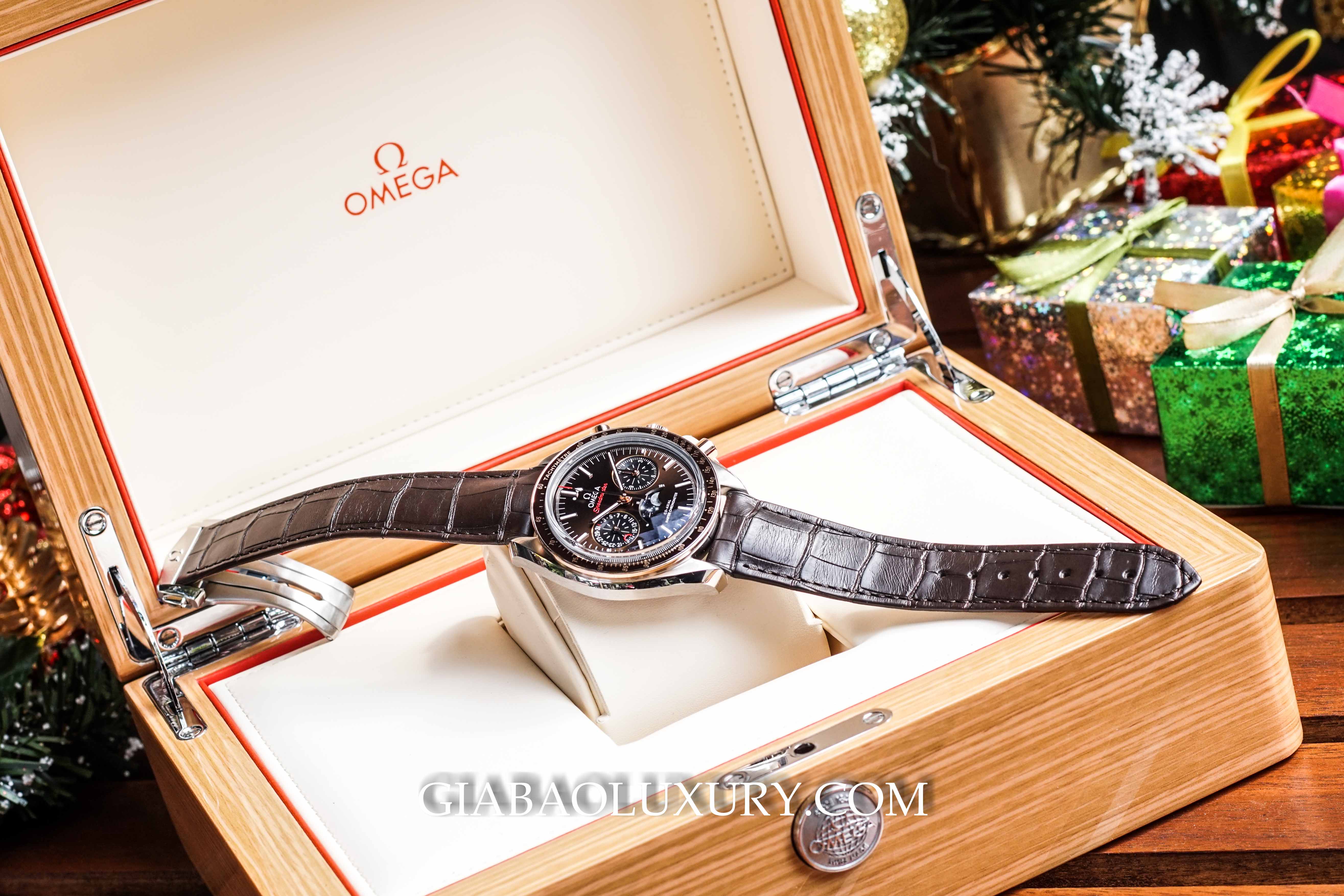 Đồng Hồ Omega Speedmaster Moonwatch Moonphase 44.25mm 304.23.44.52.13.001