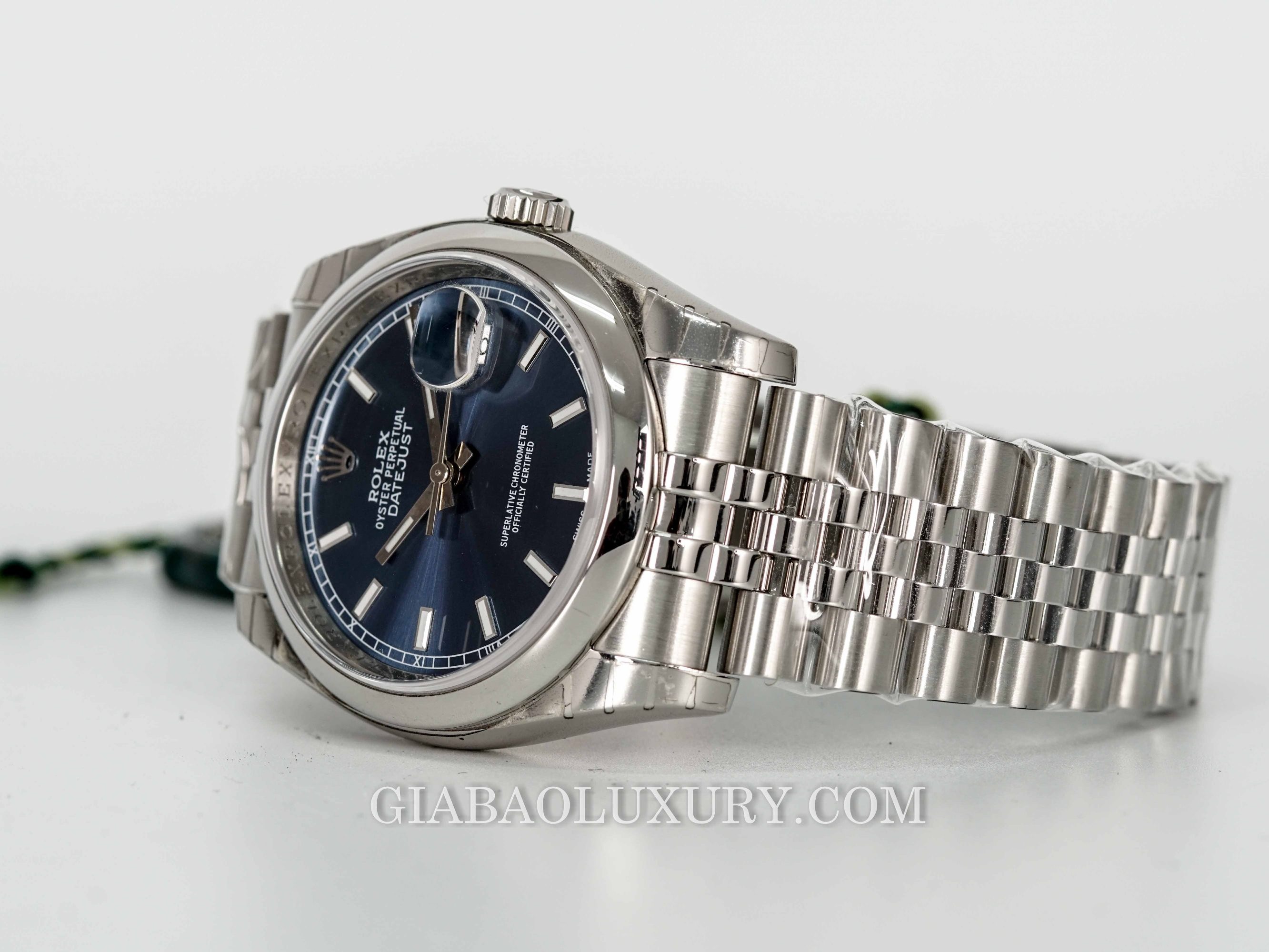 Đồng Hồ Rolex Datejust 36 116200 Mặt Số Xanh