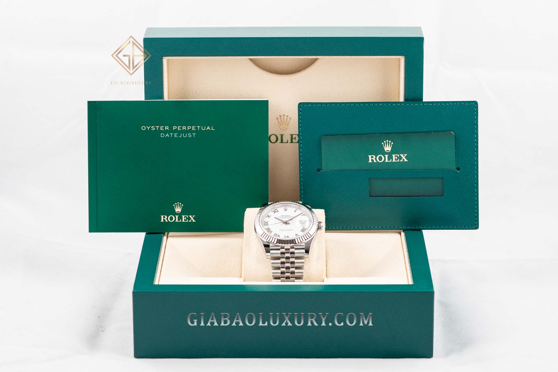 Đồng Hồ Rolex Datejust 41 126334 Mặt Số Trắng Cọc Số La Mã Đồng Hồ Rolex Datejust 41 126334 Mặt Số Trắng Cọc Số La Mã