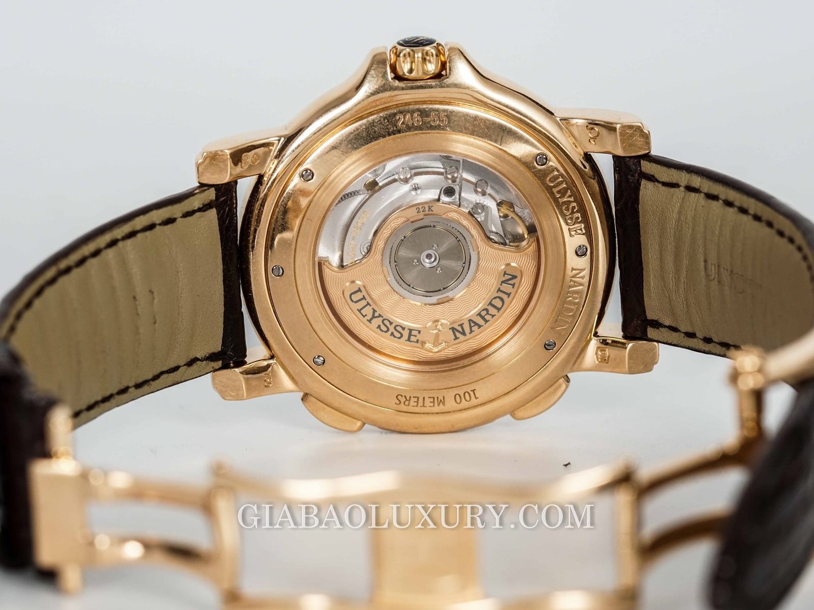 đồng hồ ulysse nardin Đồng Hồ Ulysse Nardin GMT Big Date 246-55/95