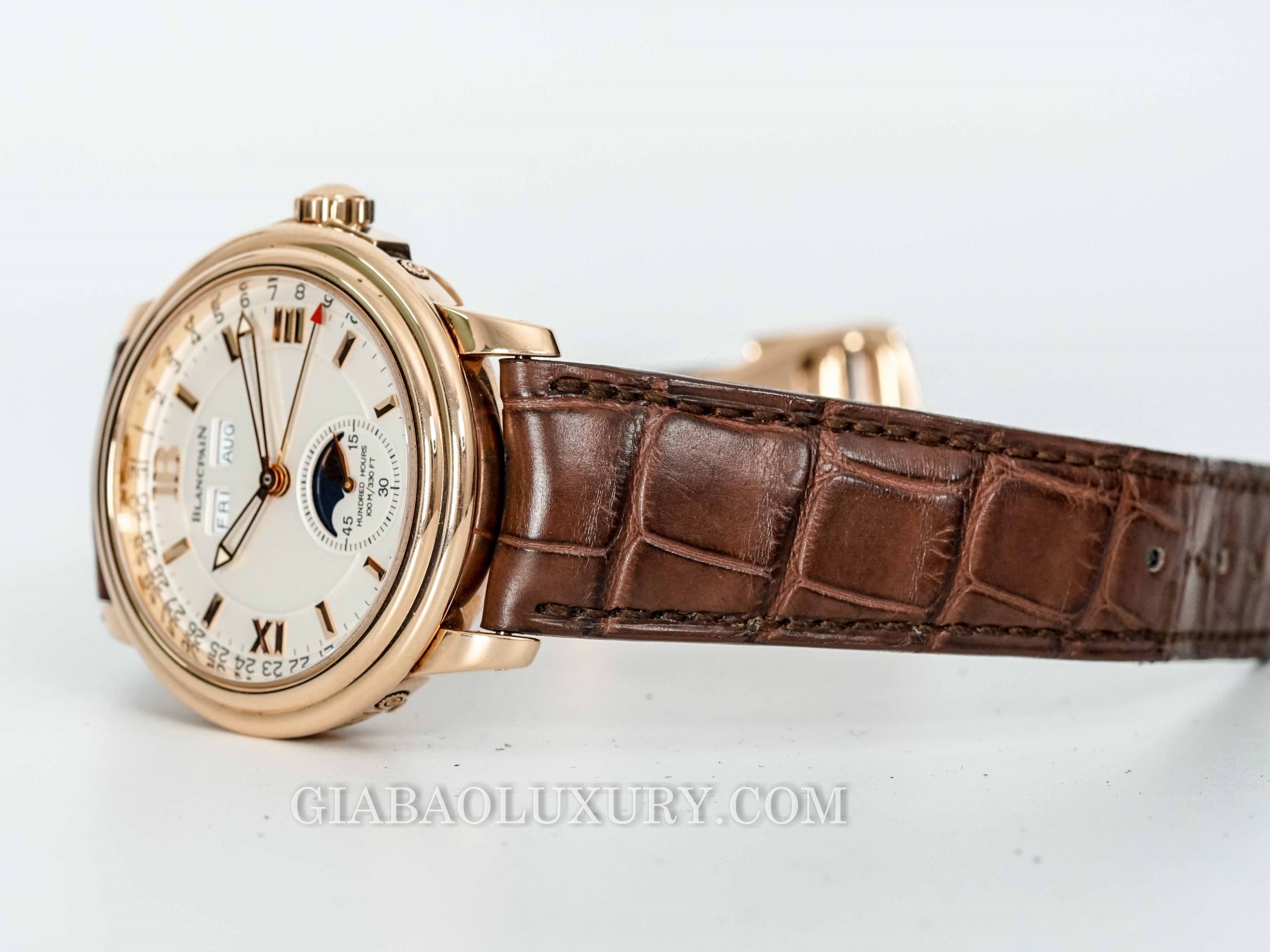 ĐỒNG HỒ BLANCPAIN LEMAN COMPLETE CALENDAR MOONPHASE Đồng Hồ Blancpain Leman Moonphase Complete Calendar 3563A-3642A-53B