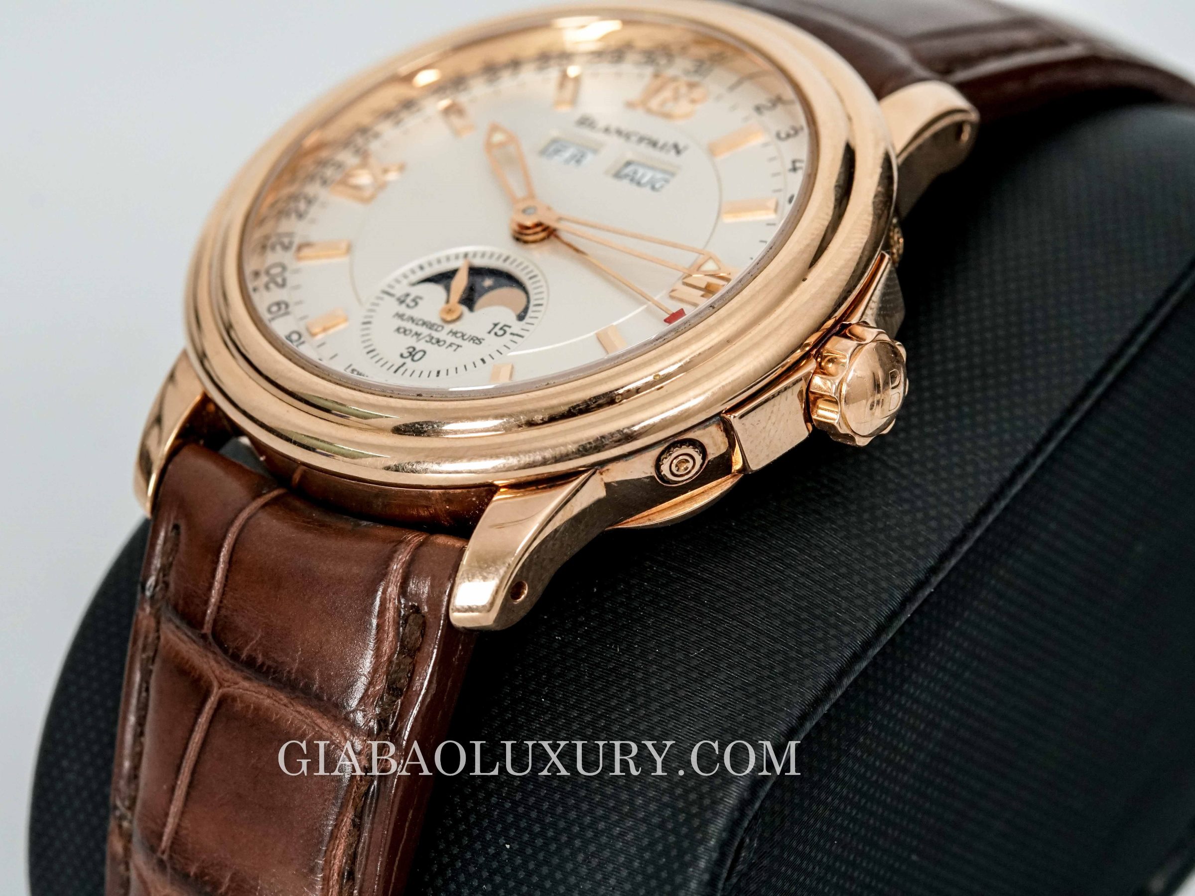 ĐỒNG HỒ BLANCPAIN LEMAN COMPLETE CALENDAR MOONPHASE Đồng Hồ Blancpain Leman Moonphase Complete Calendar 3563A-3642A-53B