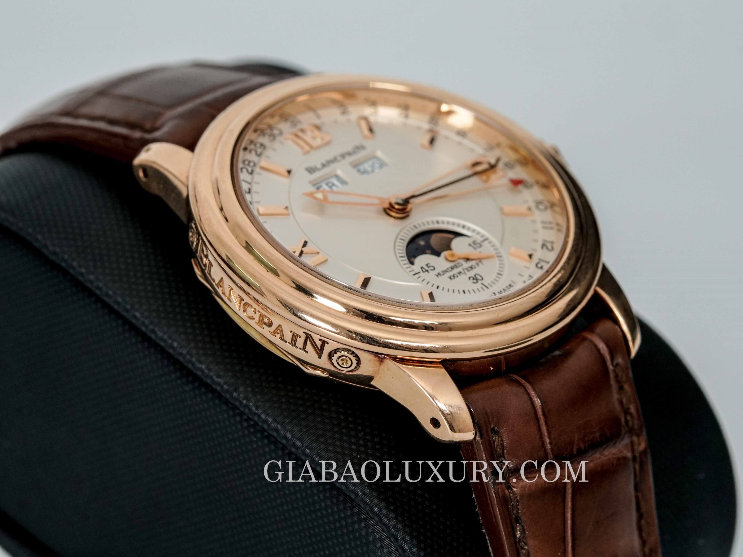 ĐỒNG HỒ BLANCPAIN LEMAN COMPLETE CALENDAR MOONPHASE Đồng Hồ Blancpain Leman Moonphase Complete Calendar 3563A-3642A-53B