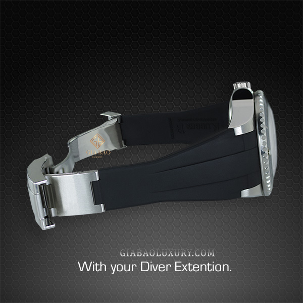 Dây Rubber B Glidelock Edition cho Rolex Sea-Dweller DEEPSEA 116660