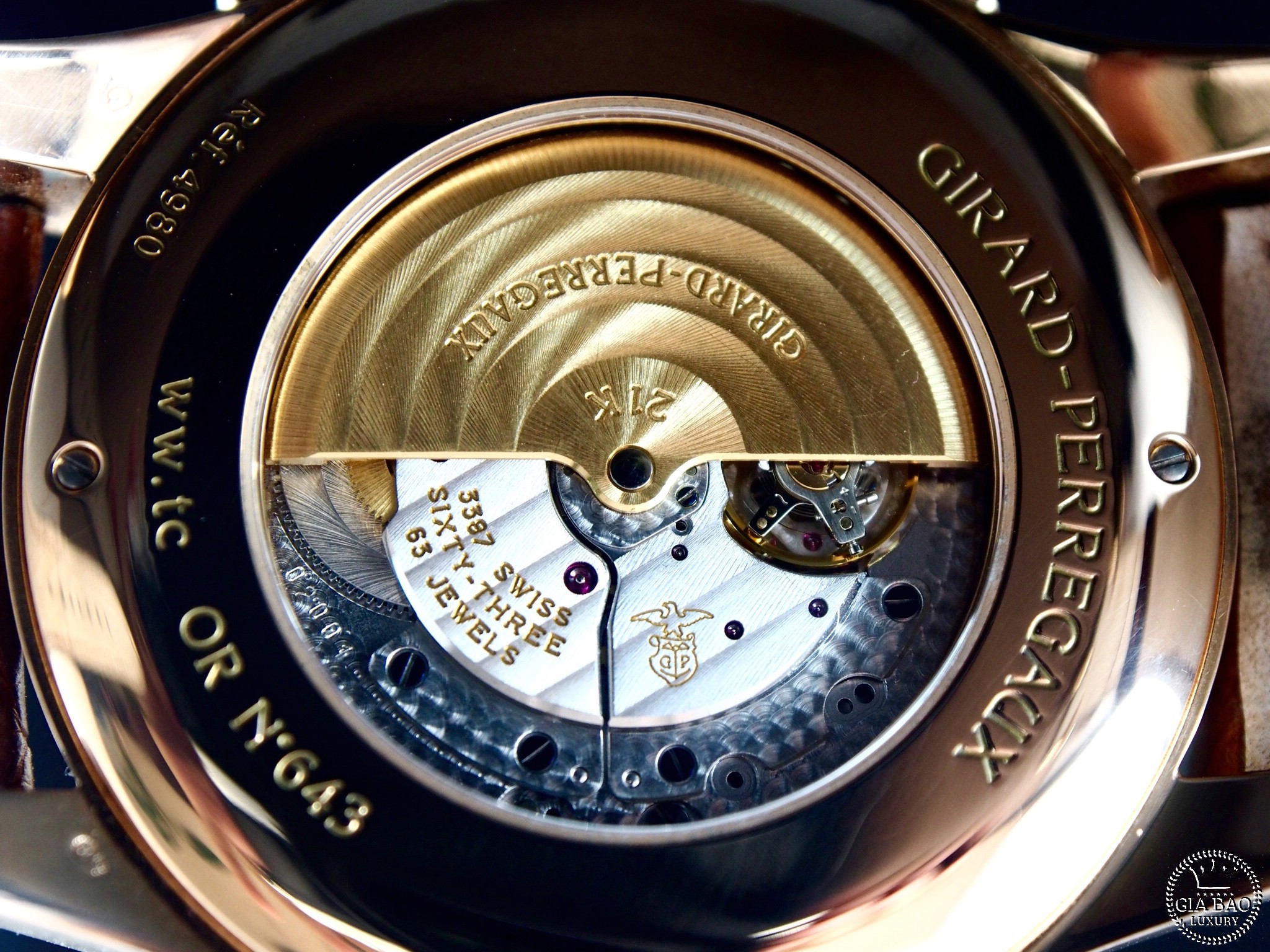 Đồng Hồ Girard-Perregaux World Time Chronograph Gold 18k