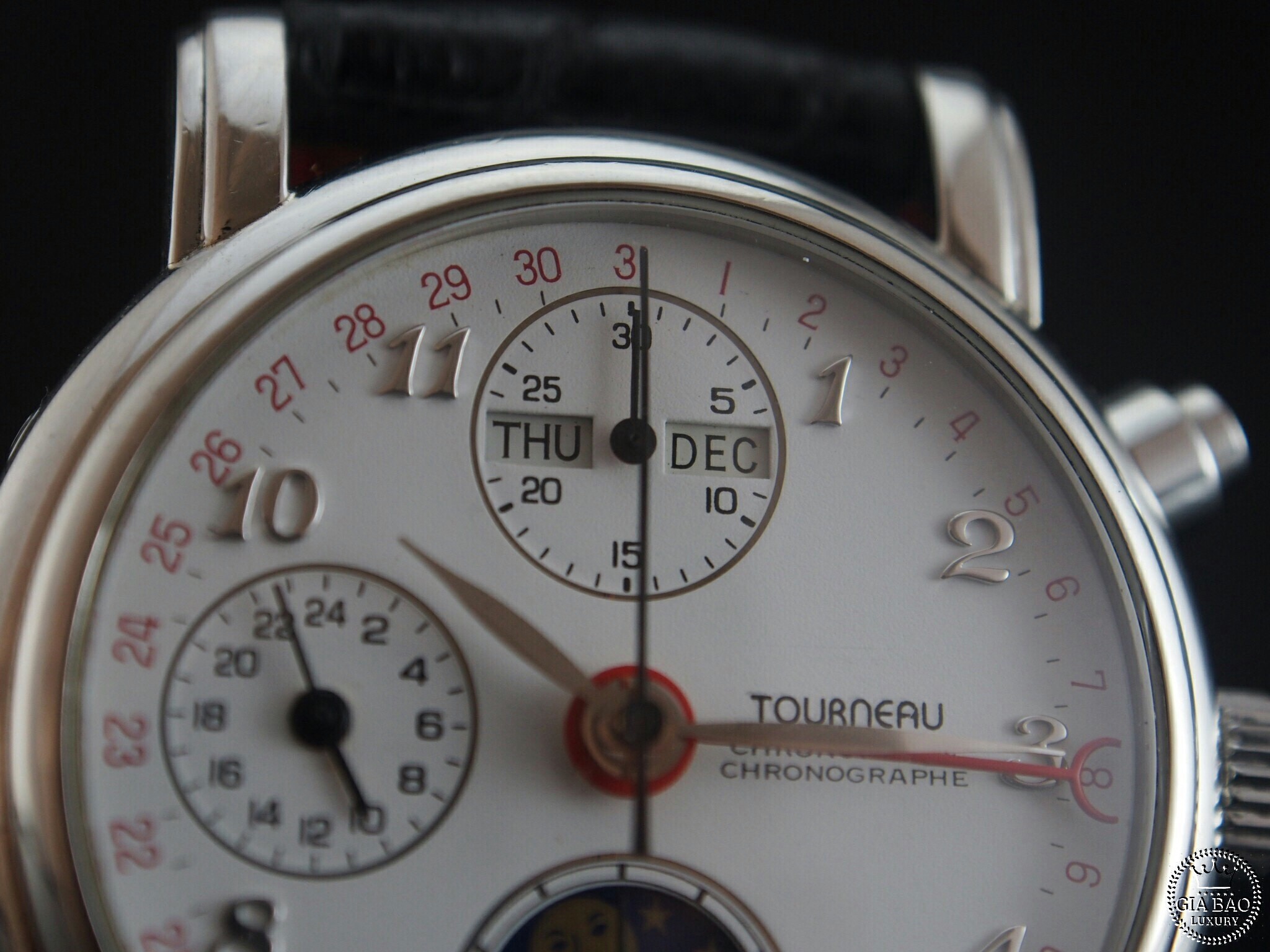 Đồng hồ Tourneau Triple Date Đồng Hồ Tourneau Triple Date Moon Phase Automatic Chronograph