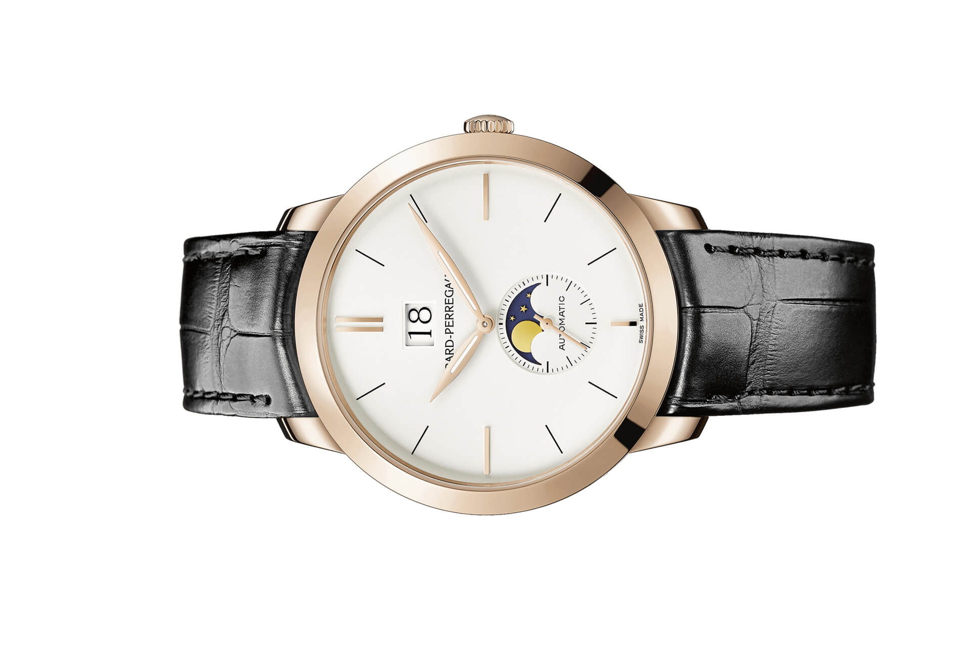 Đồng Hồ Girard Perregaux 1966 Large Date and Moon Phases 49546-52-131-BB60