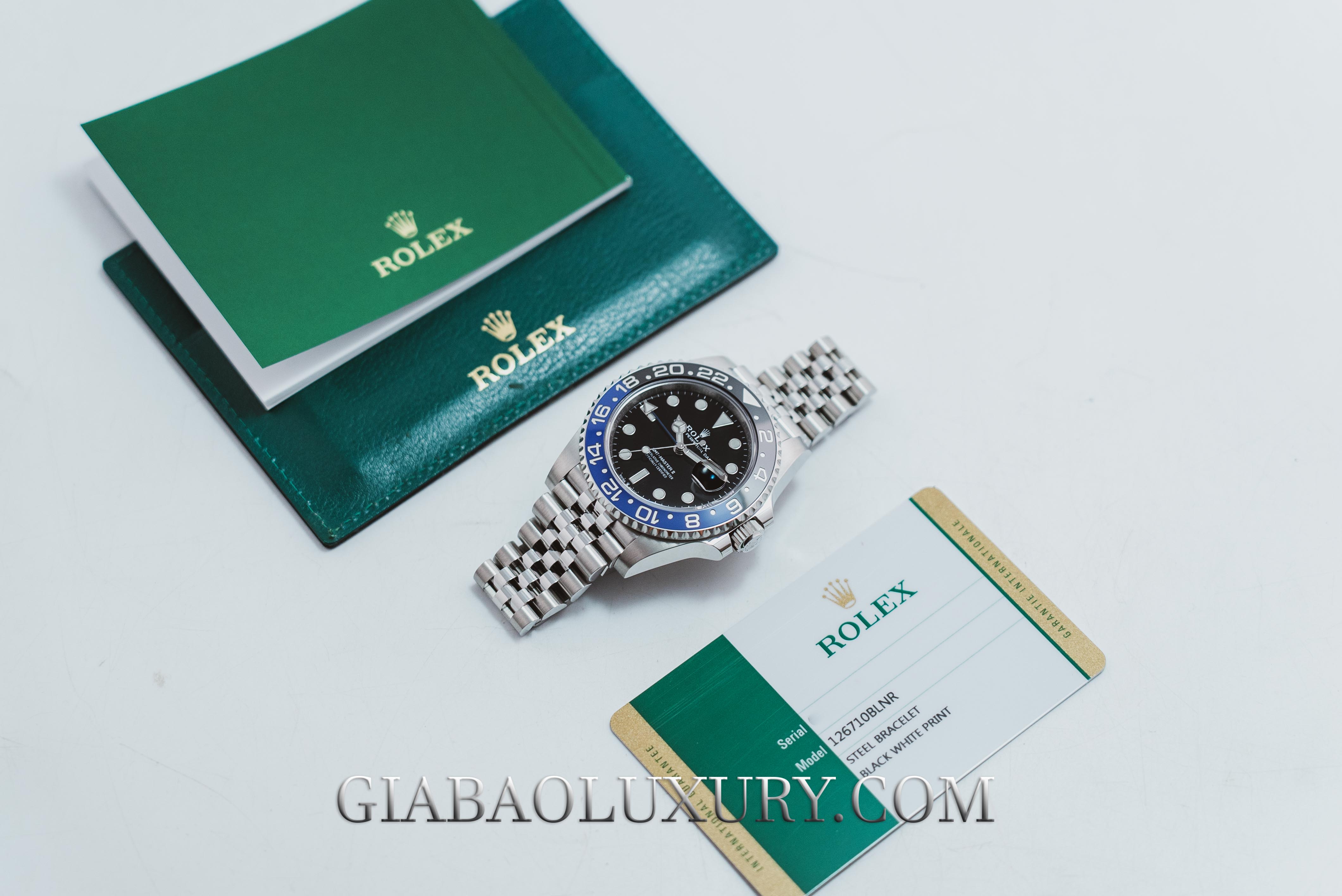 Đồng Hồ Rolex GMT-Master II 126710BLNR (Like New)