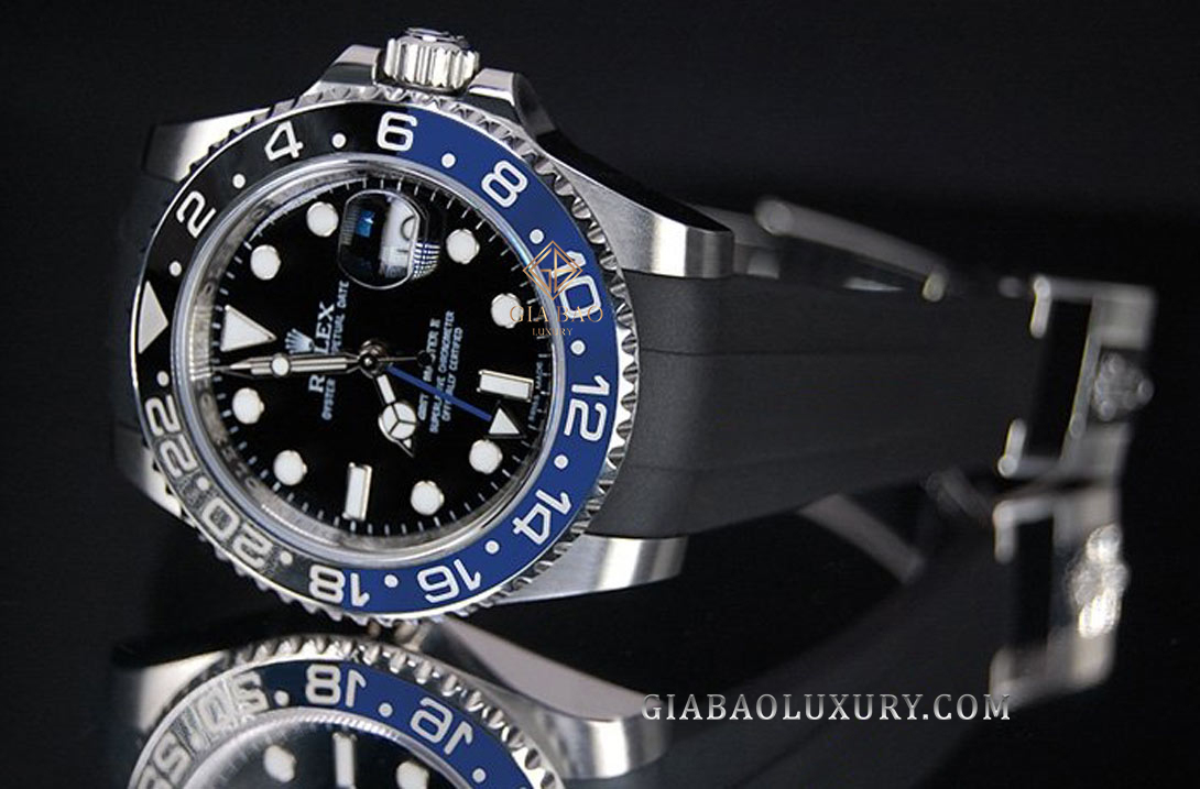 Dây Rubber B Classic Series cho Rolex GMT Master II Ceramic