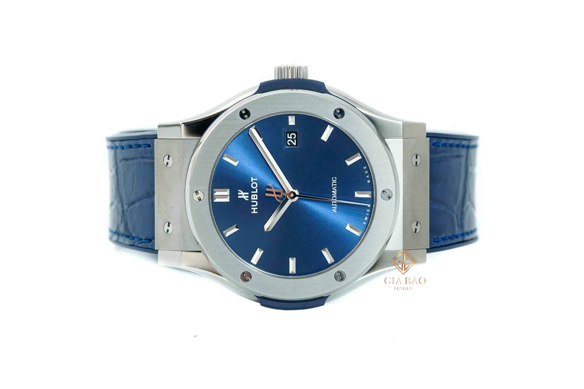 Đồng Hồ Hublot Classic Fusion Blue Titanium 42mm 542.NX.7170.LR