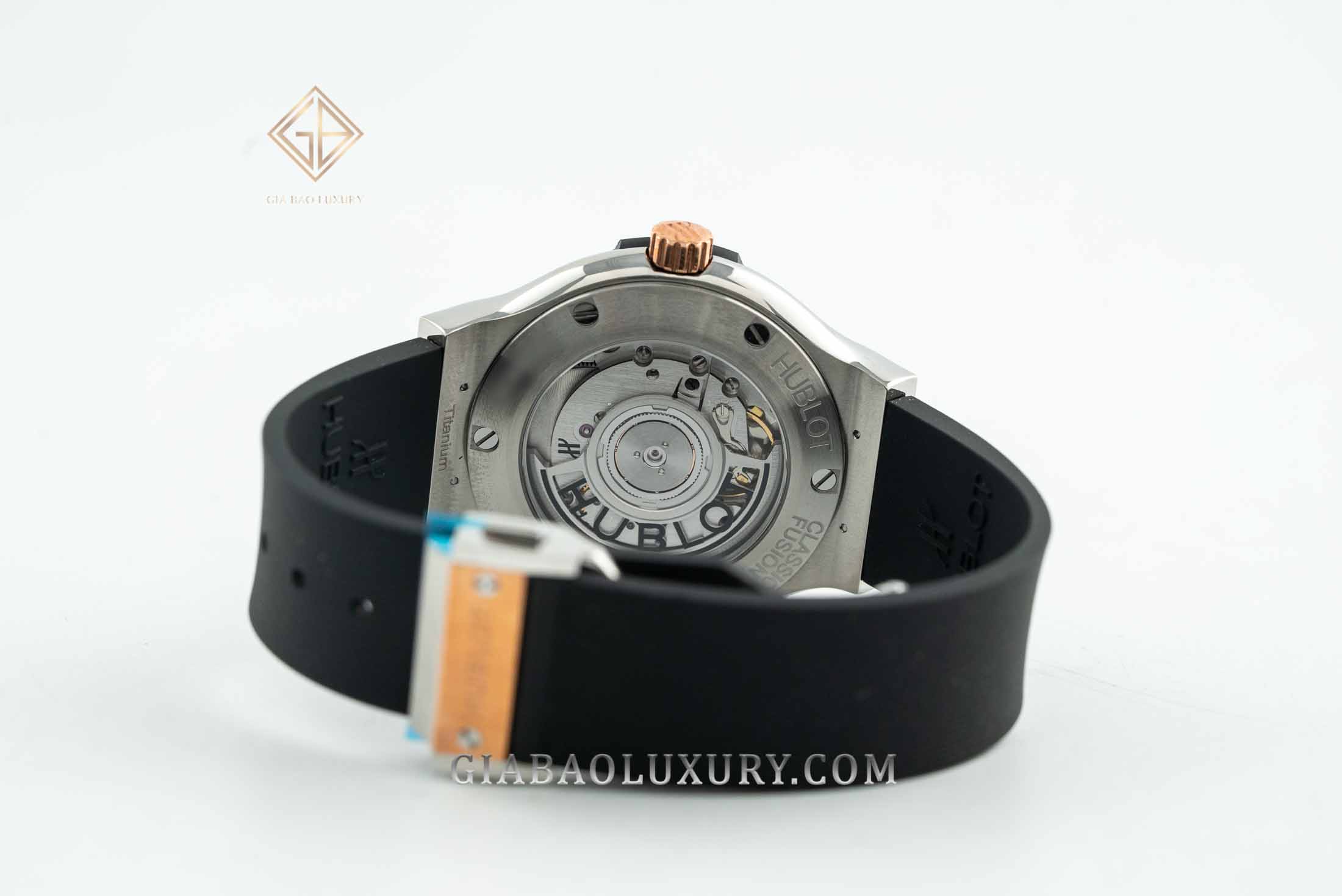 Đồng Hồ Hublot Classic Fusion 38mm Black Dial Black Rubber 565.NO.1181.RX