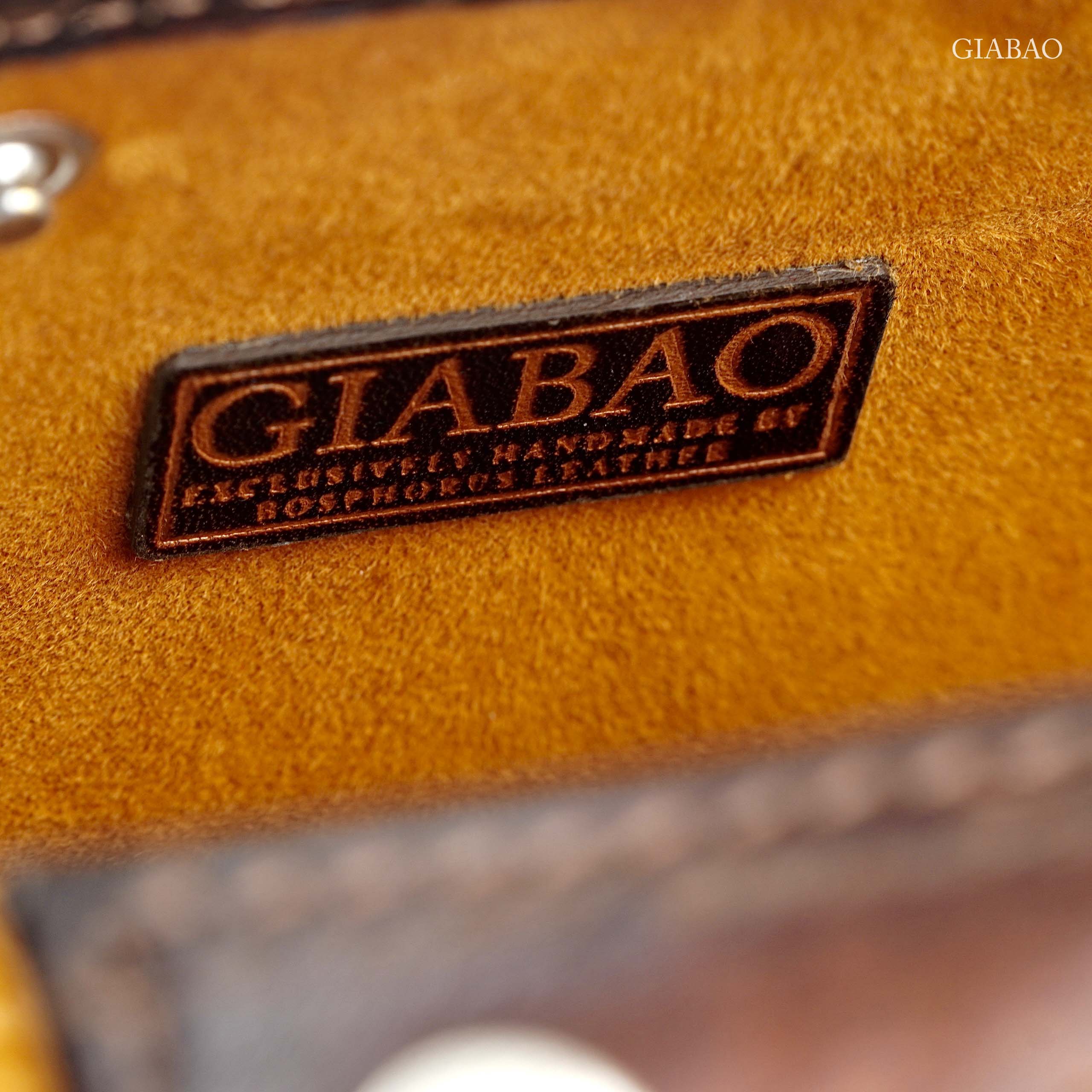 Hộp Travel Box 1 Ngăn Bosphorus Leather x Gia Bao Galata Parchment Patina Màu Nâu Sáng