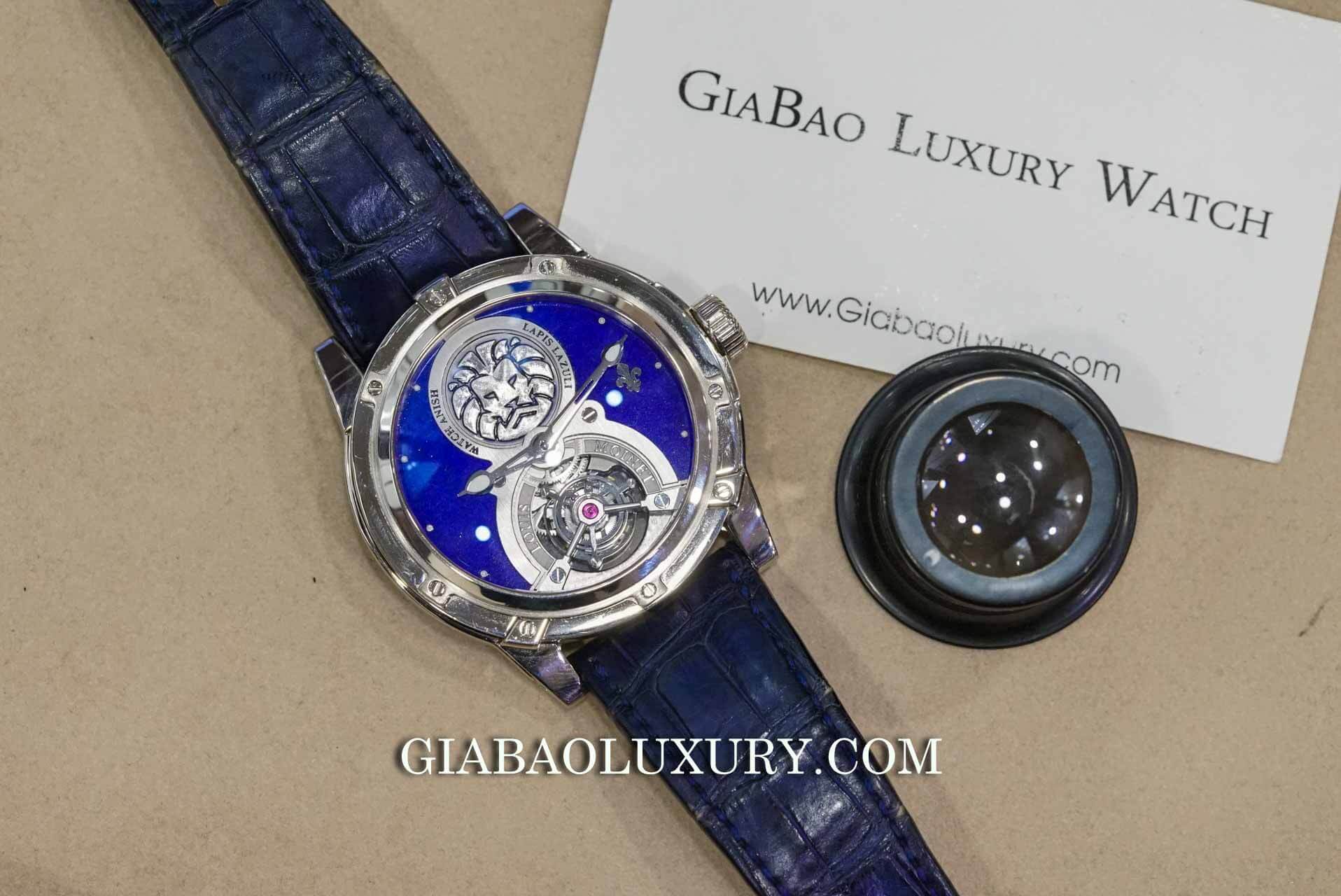 Đồng Hồ Louis Moinet Lapis Lazuli Tourbillon Watch Anish