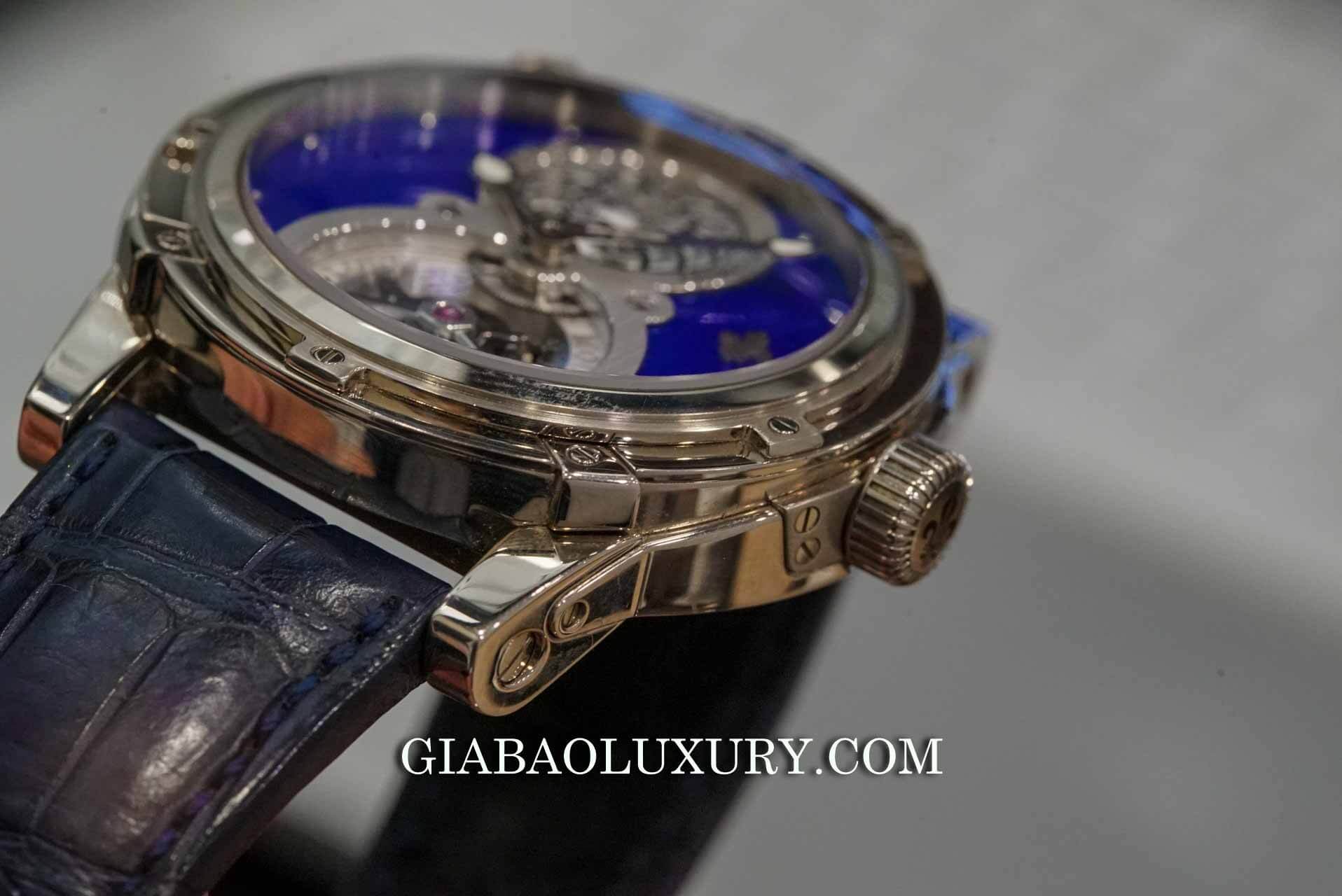 Đồng Hồ Louis Moinet Lapis Lazuli Tourbillon Watch Anish