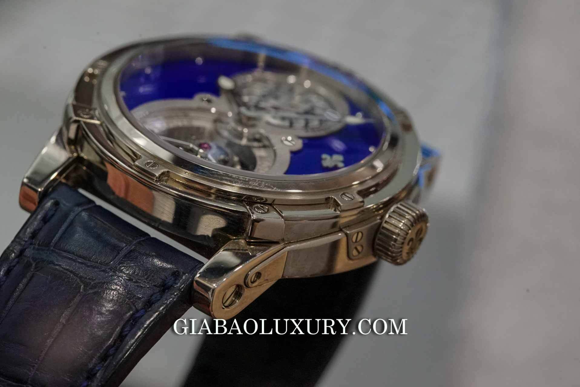 Đồng Hồ Louis Moinet Lapis Lazuli Tourbillon Watch Anish