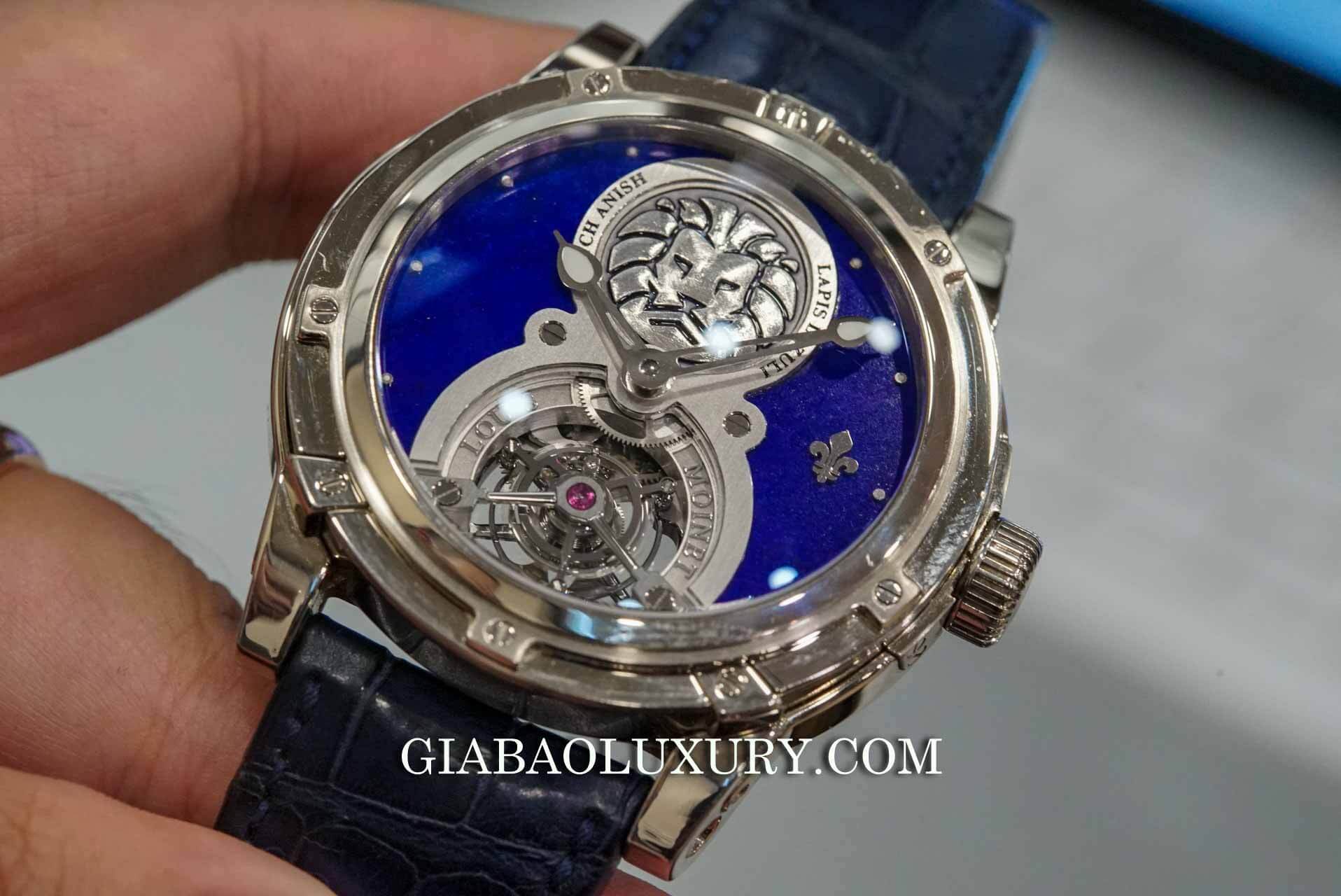 Đồng Hồ Louis Moinet Lapis Lazuli Tourbillon Watch Anish
