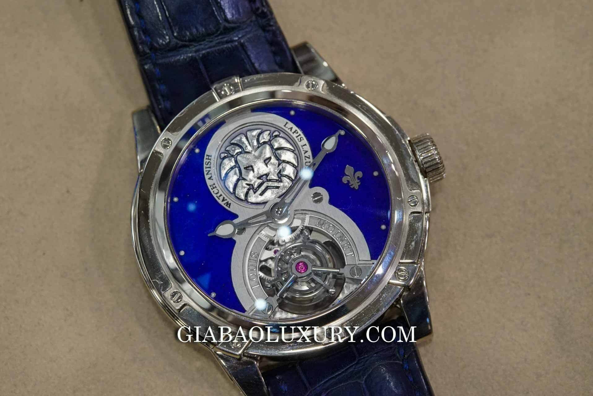 Đồng Hồ Louis Moinet Lapis Lazuli Tourbillon Watch Anish