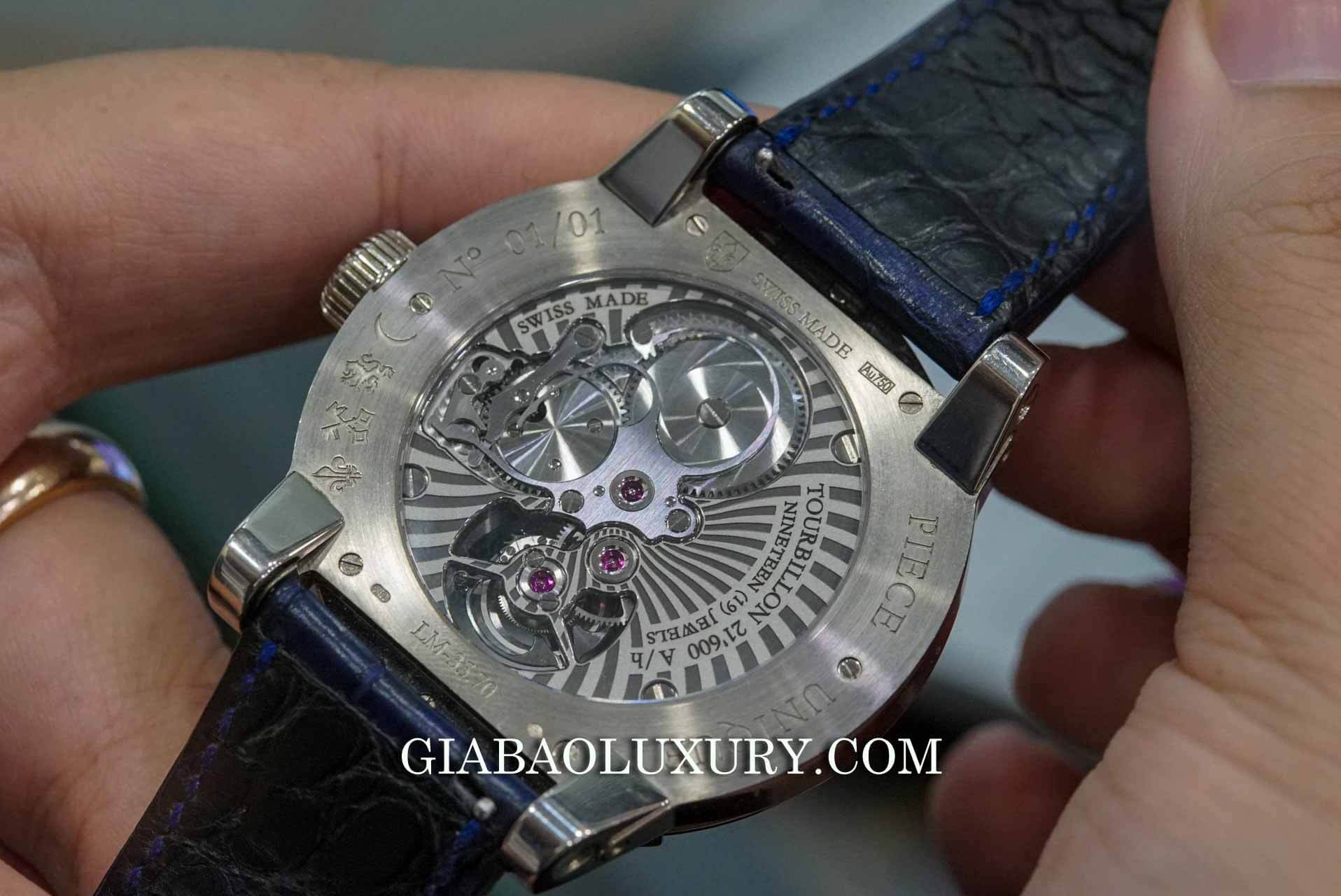 Đồng Hồ Louis Moinet Lapis Lazuli Tourbillon Watch Anish