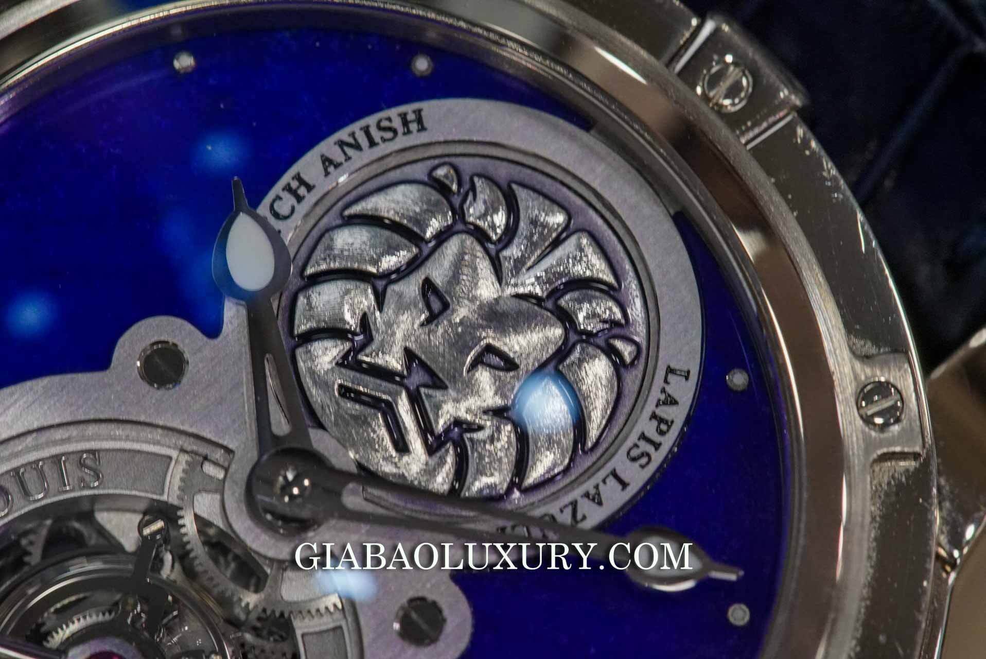 Đồng Hồ Louis Moinet Lapis Lazuli Tourbillon Watch Anish