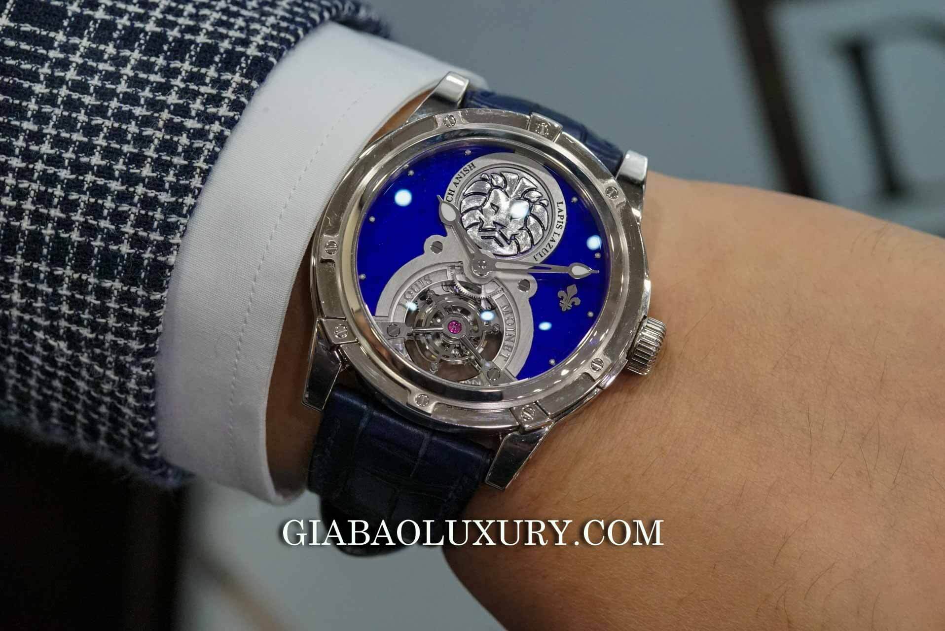Đồng Hồ Louis Moinet Lapis Lazuli Tourbillon Watch Anish