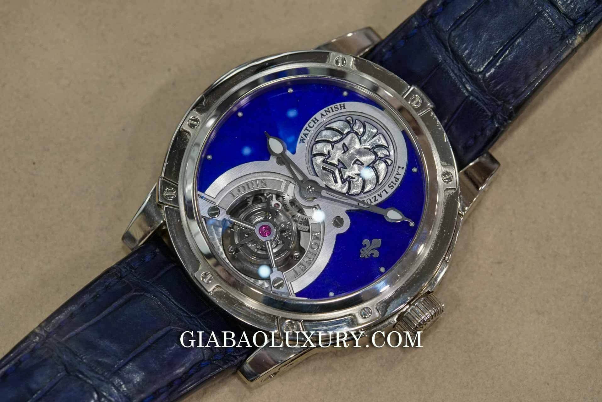 Đồng Hồ Louis Moinet Lapis Lazuli Tourbillon Watch Anish
