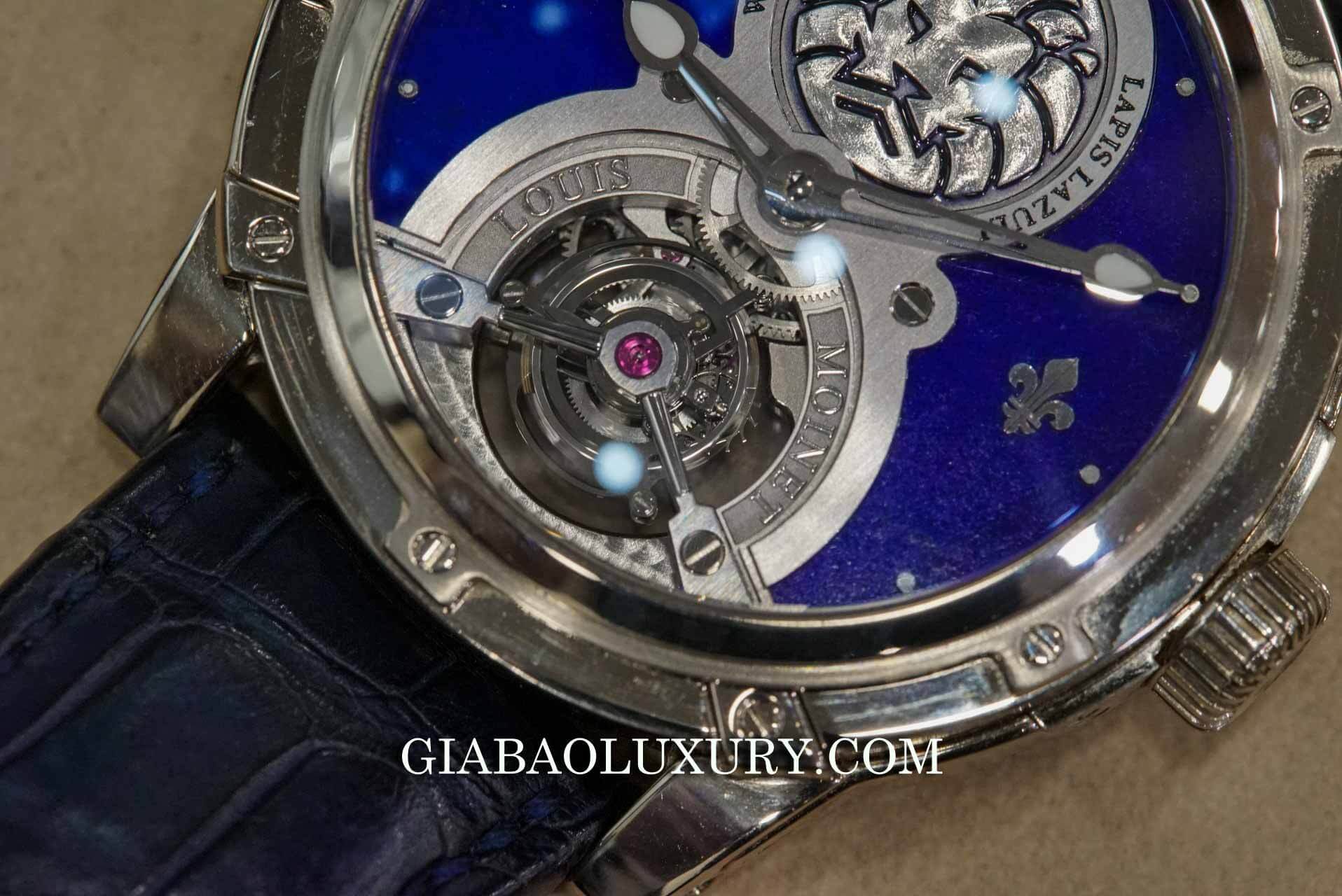 Đồng Hồ Louis Moinet Lapis Lazuli Tourbillon Watch Anish