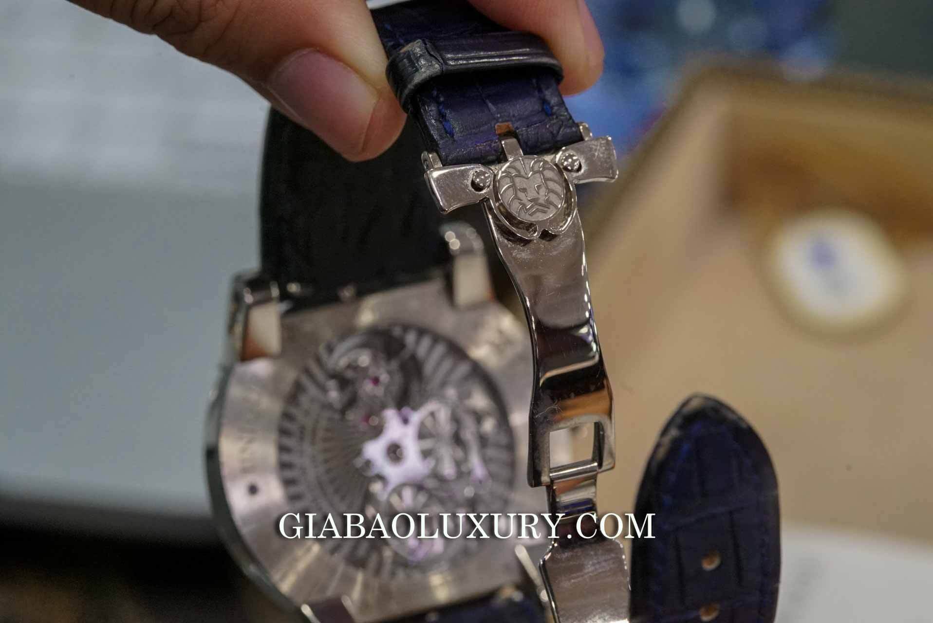 Đồng Hồ Louis Moinet Lapis Lazuli Tourbillon Watch Anish