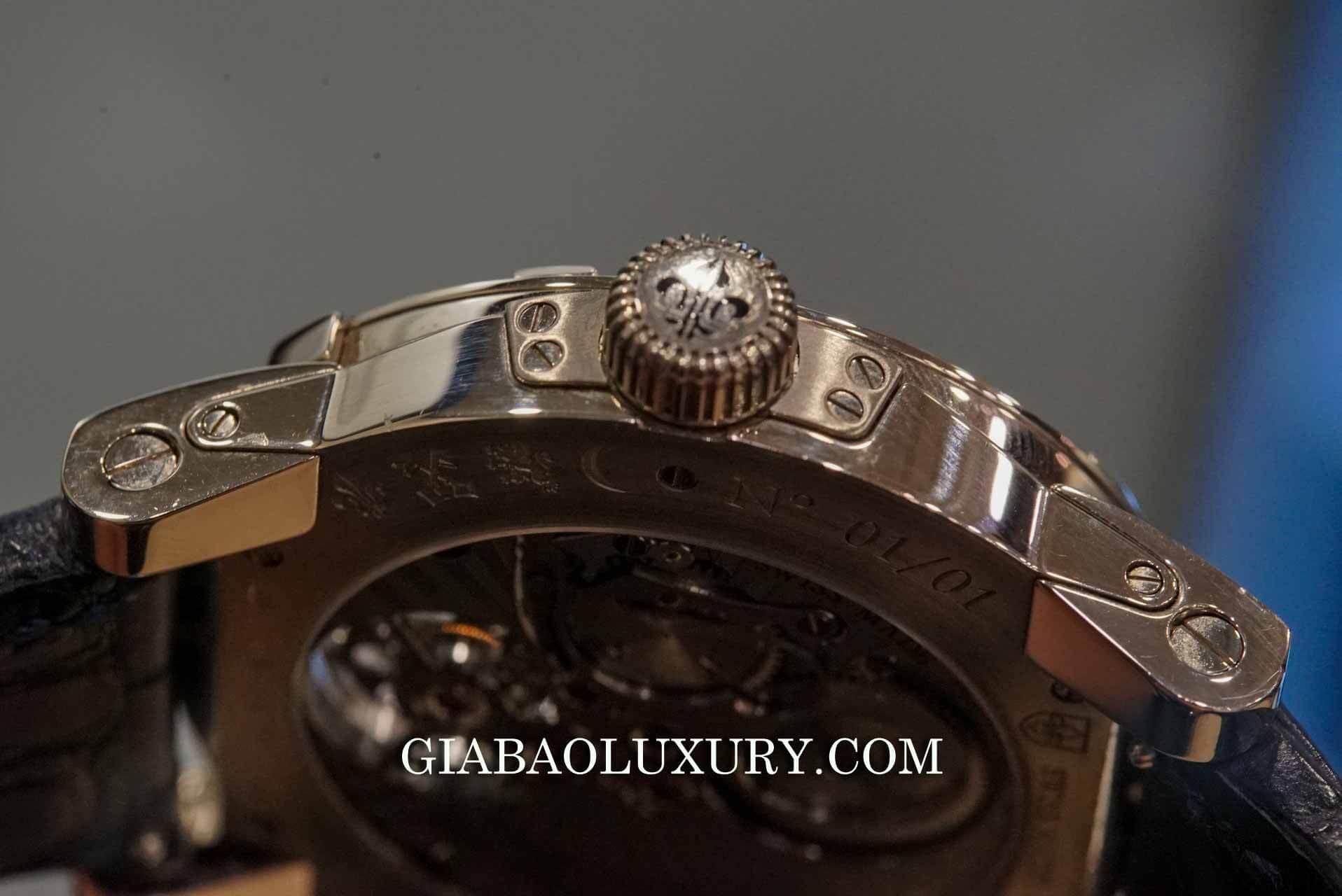 Đồng Hồ Louis Moinet Lapis Lazuli Tourbillon Watch Anish