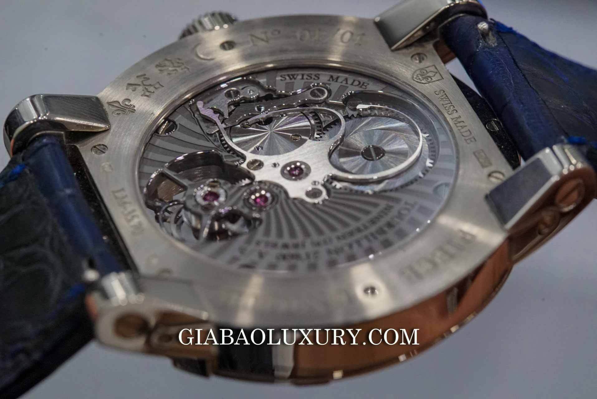 Đồng Hồ Louis Moinet Lapis Lazuli Tourbillon Watch Anish