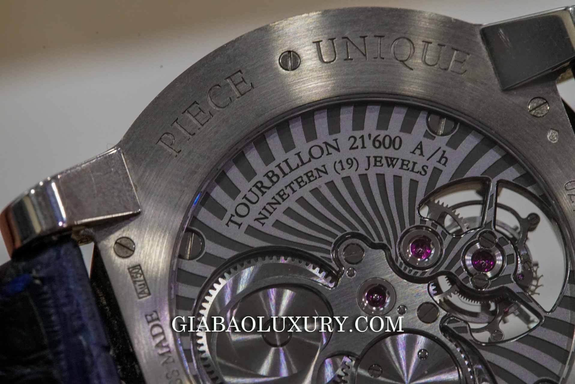 Đồng Hồ Louis Moinet Lapis Lazuli Tourbillon Watch Anish